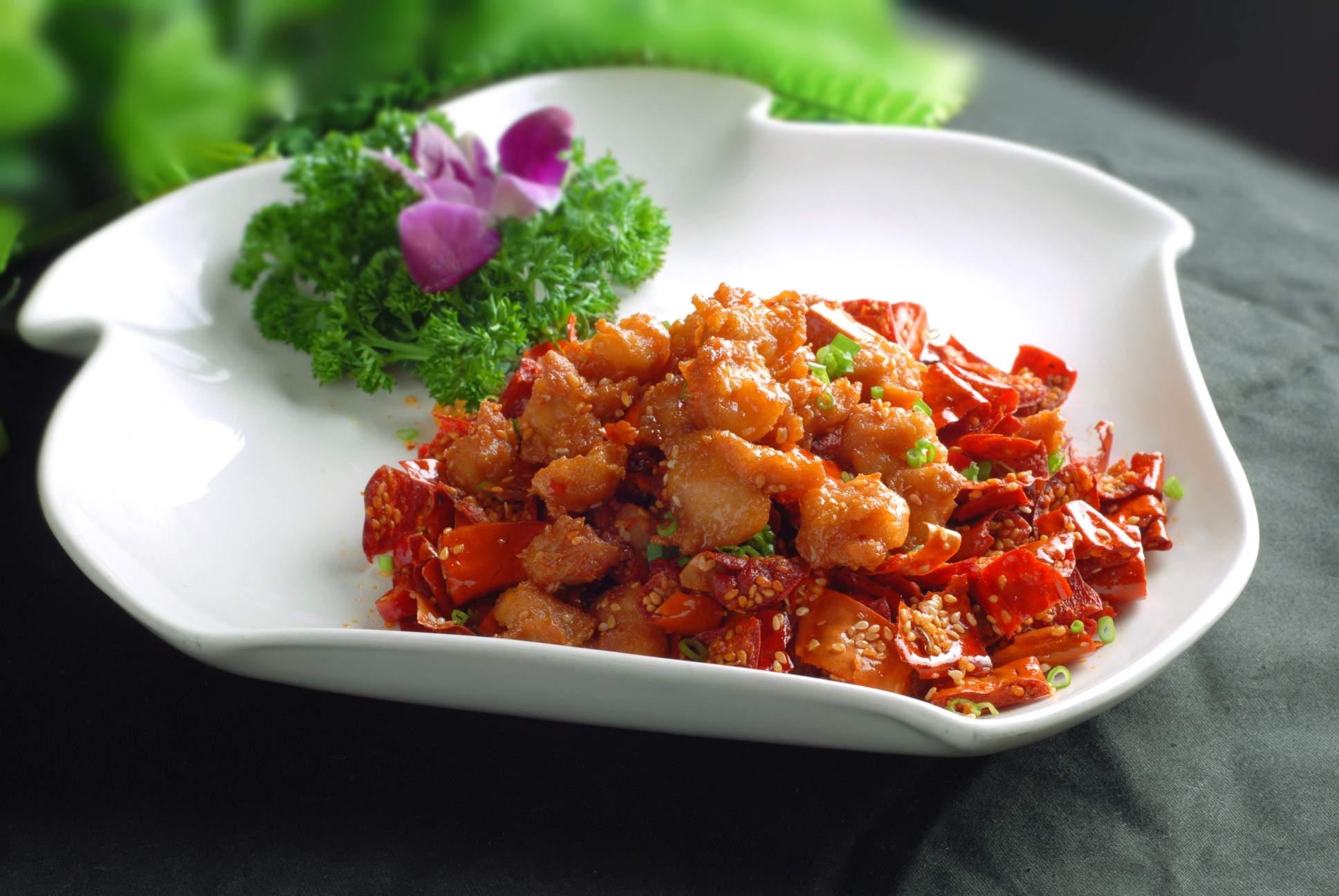 餐饮美食川菜热酥椒掌中宝高清图片694