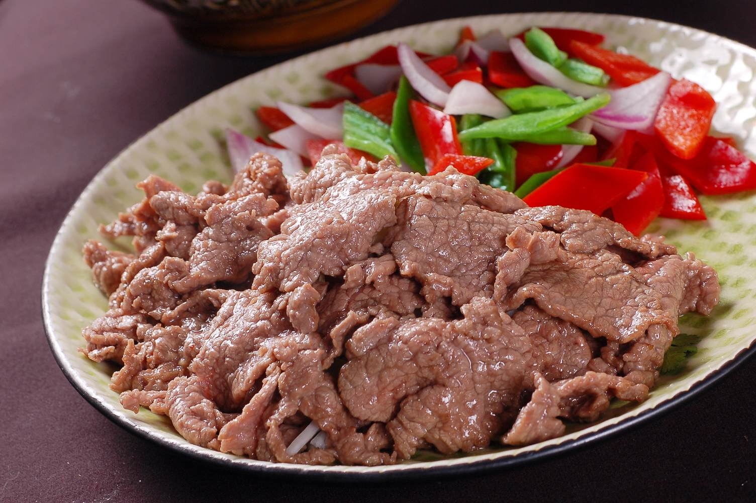 高清图片餐饮美食川菜滚石嫩牛肉()高清图片