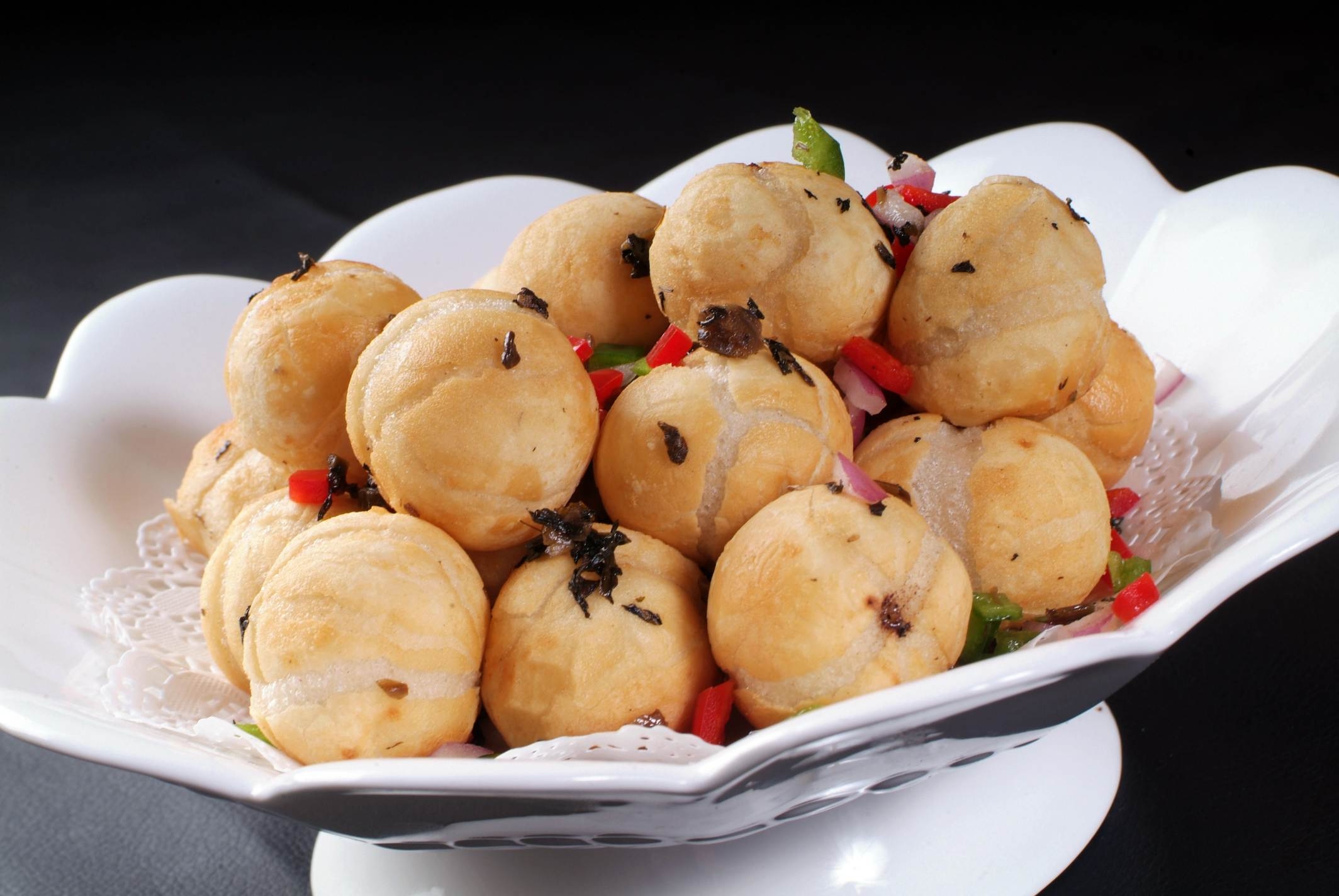 高清图片餐饮美食川菜乡村炒汤圆高清图片