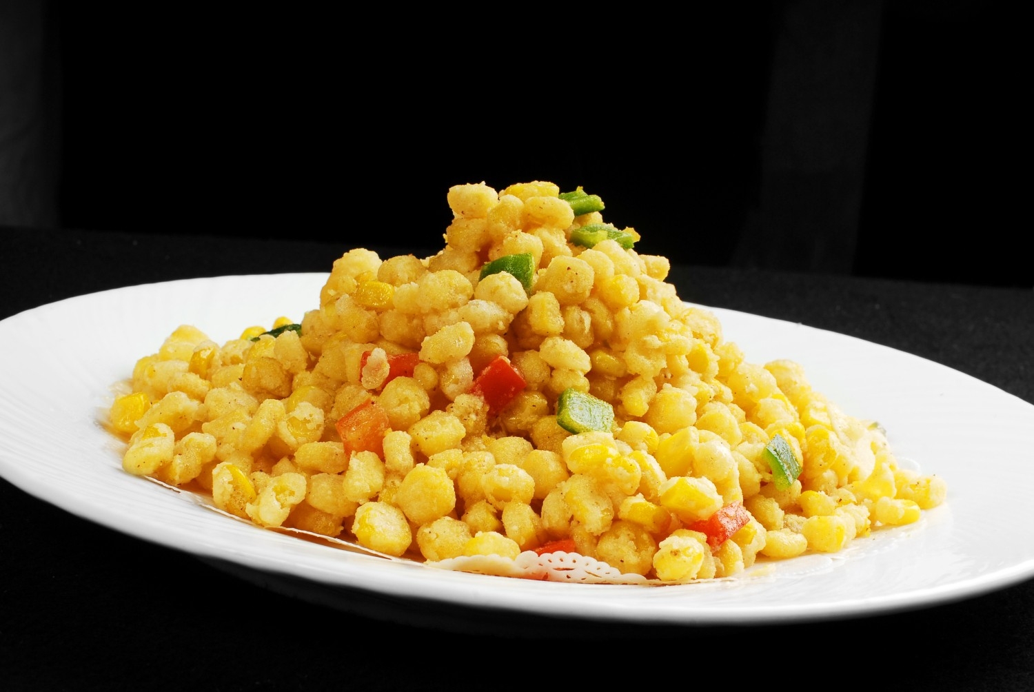 餐饮美食金沙玉米高清图片