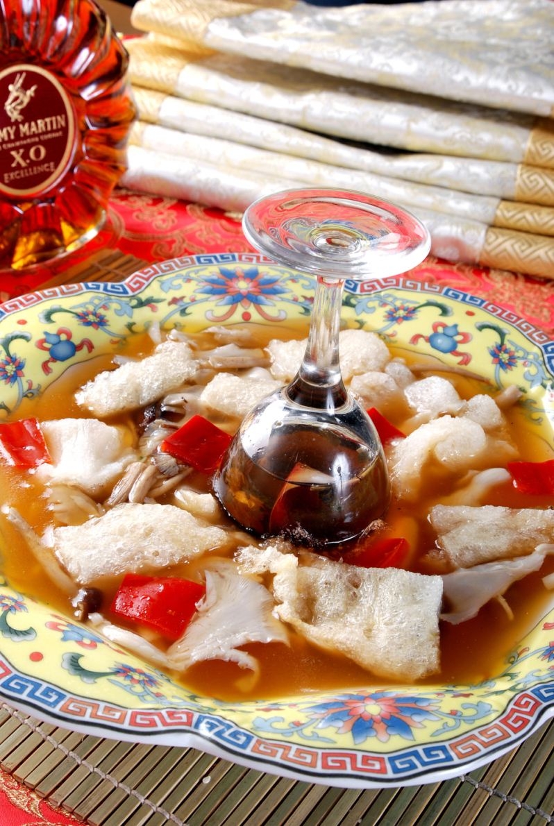 餐饮美食绿茶唇肚高清图片