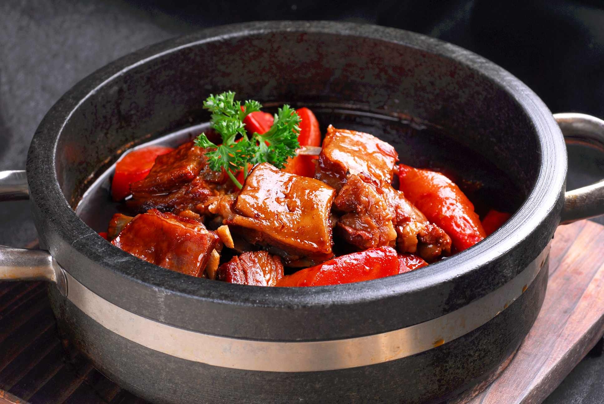 高清图片餐饮美食川菜时尚川菜黄焖羊排高清图片