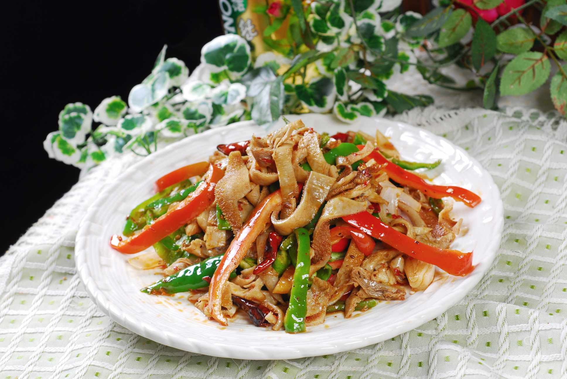 高清图片餐饮美食川菜大盘羊肚高清图片