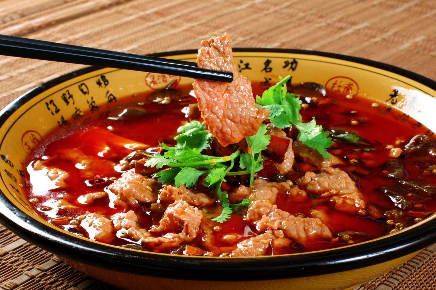 餐饮美食香炝牛柳高清图片