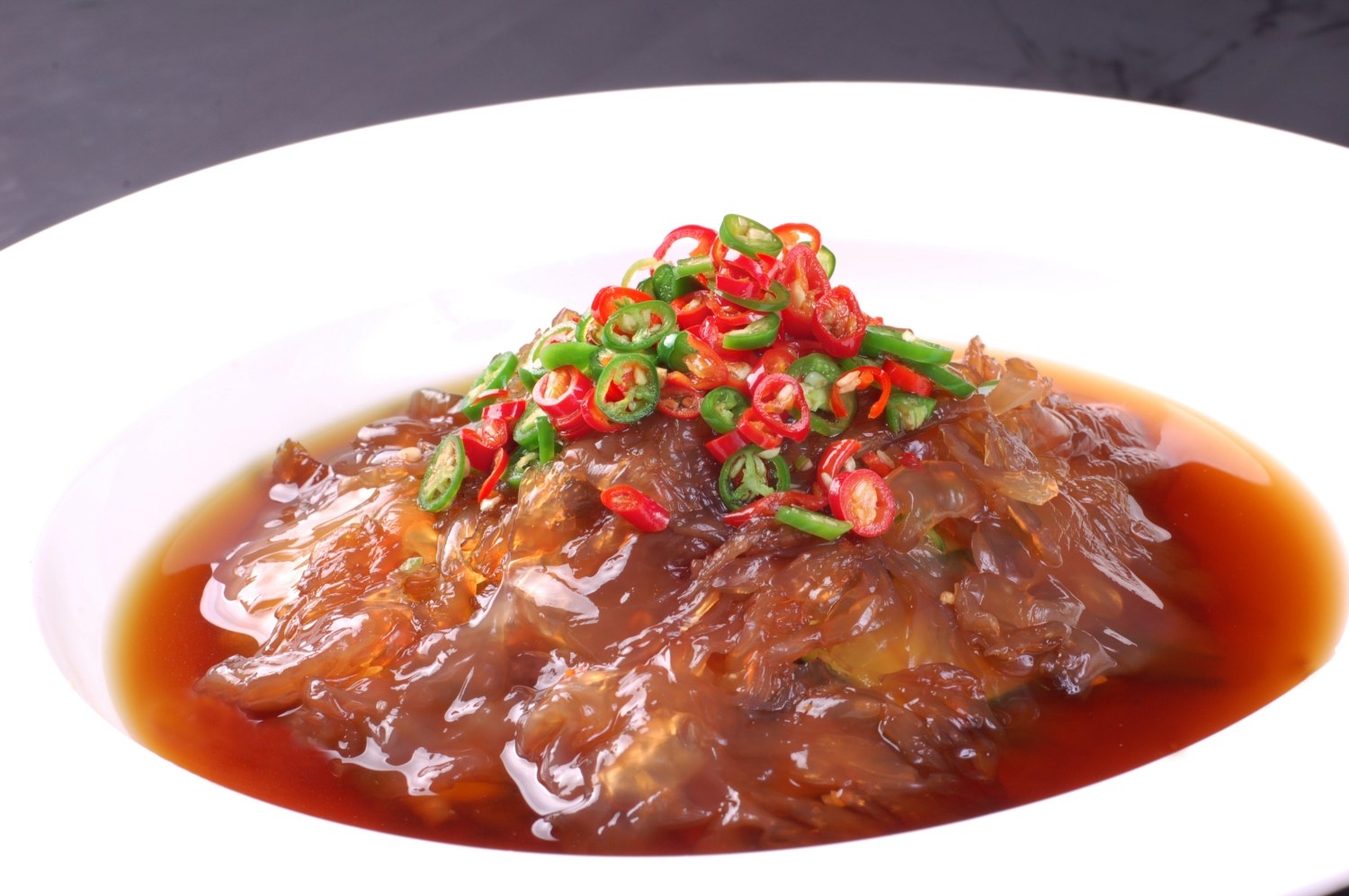 餐饮美食醋椒浸蜇头宣传图片灯箱