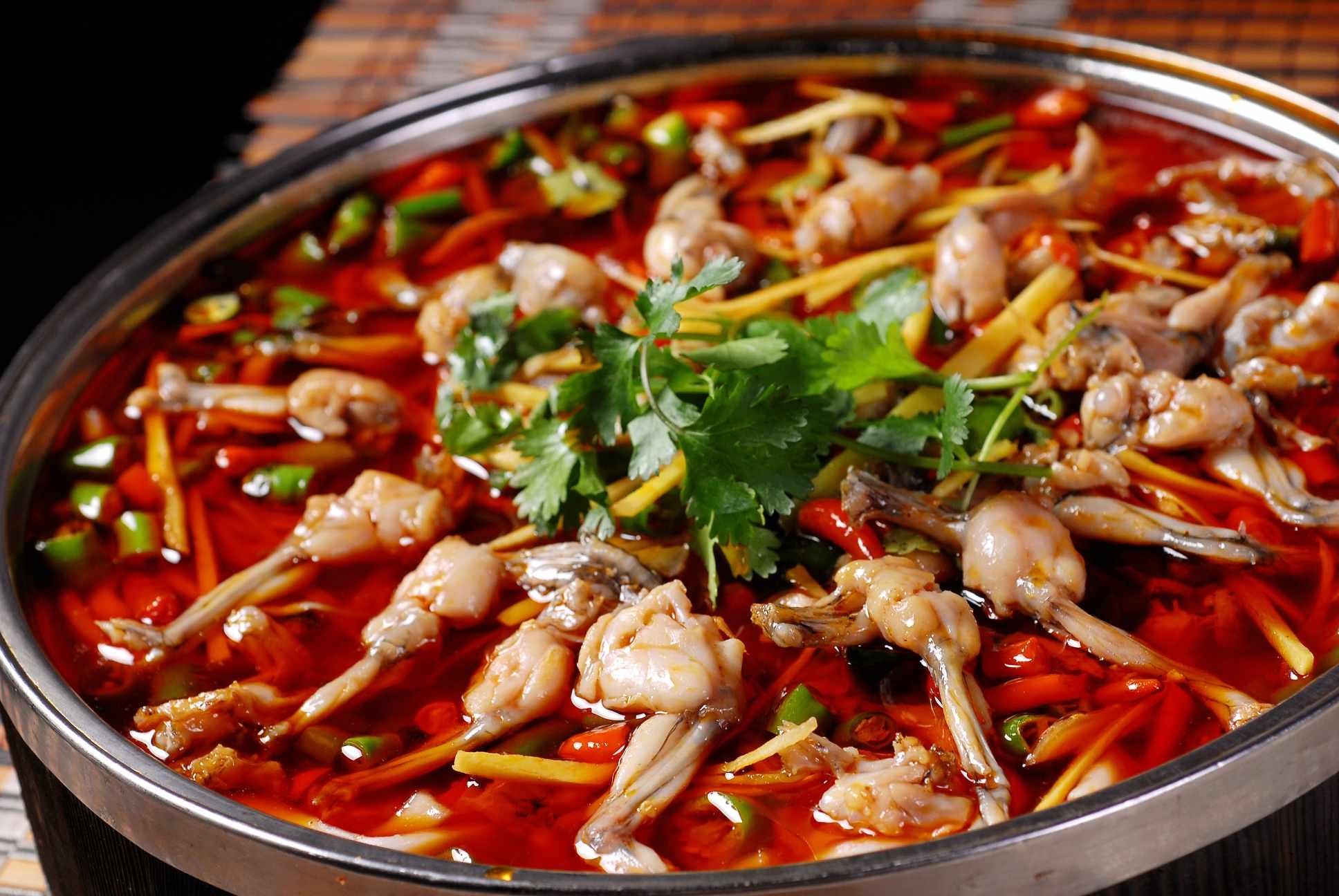 餐饮美食招牌菜鲜锅美蛙高清图片