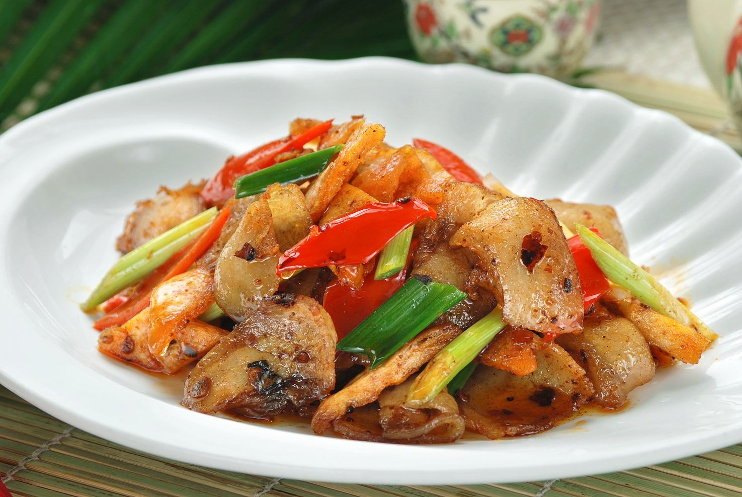 高清图片餐饮美食川菜乡村回锅肉高清图片