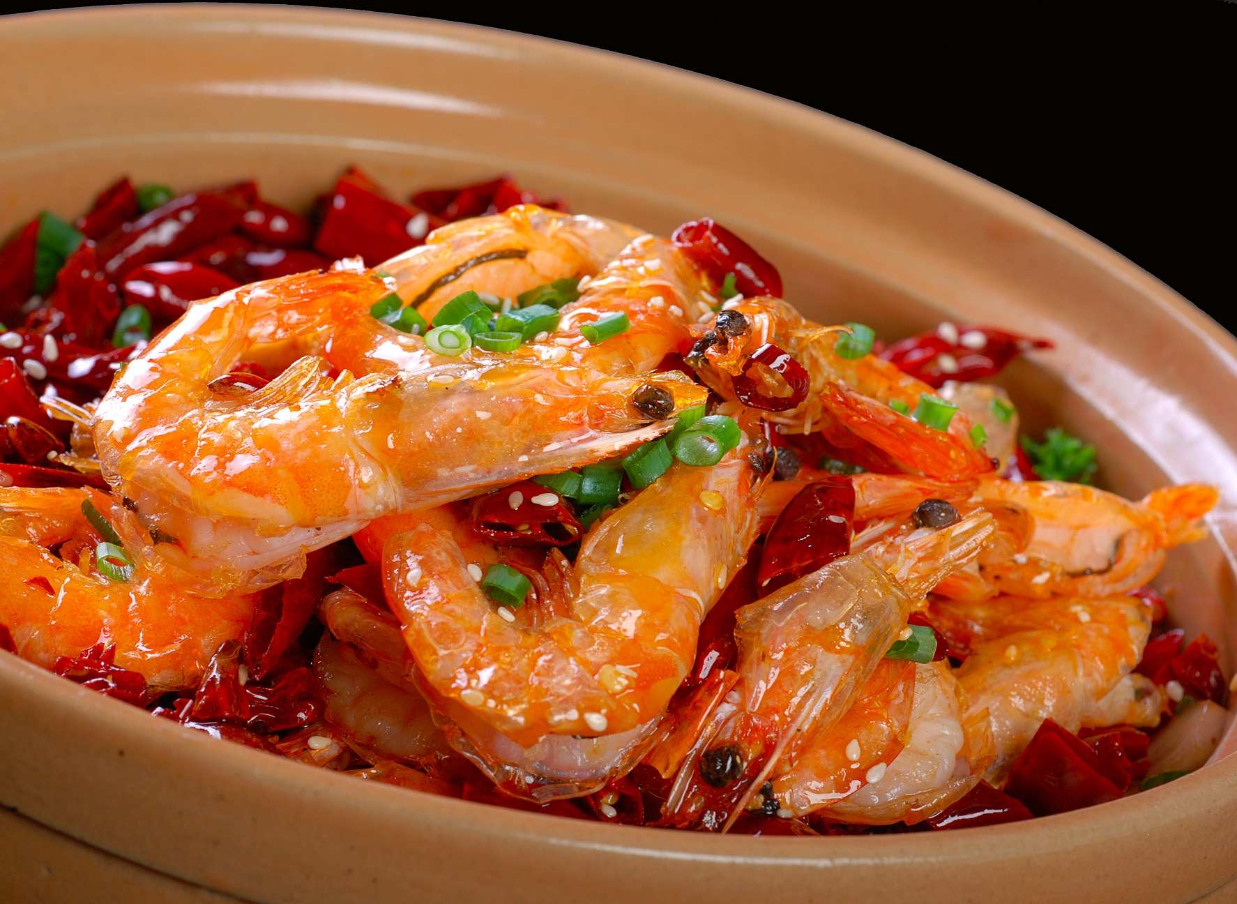 餐饮美食香锅虾宣传图片灯箱