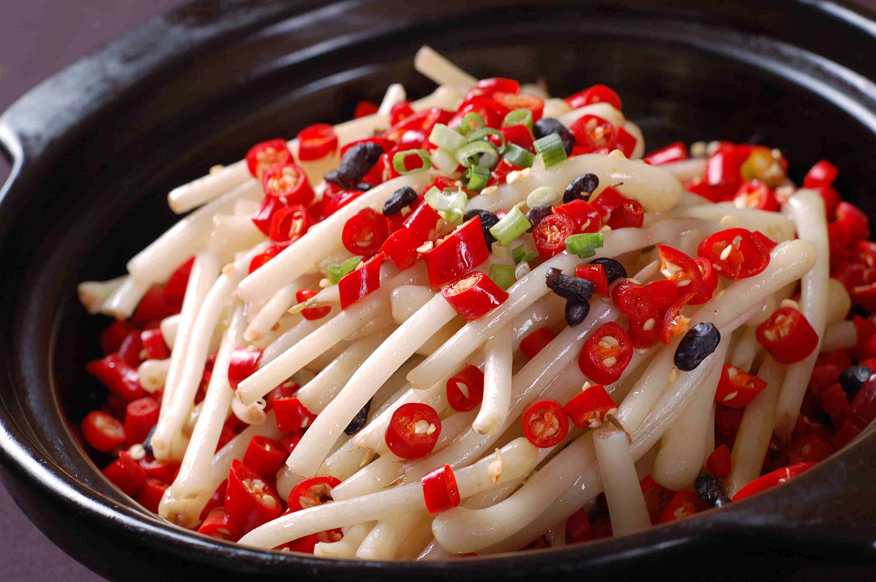 高清图片餐饮美食川菜湘菜砂锅花生苗高清图片849