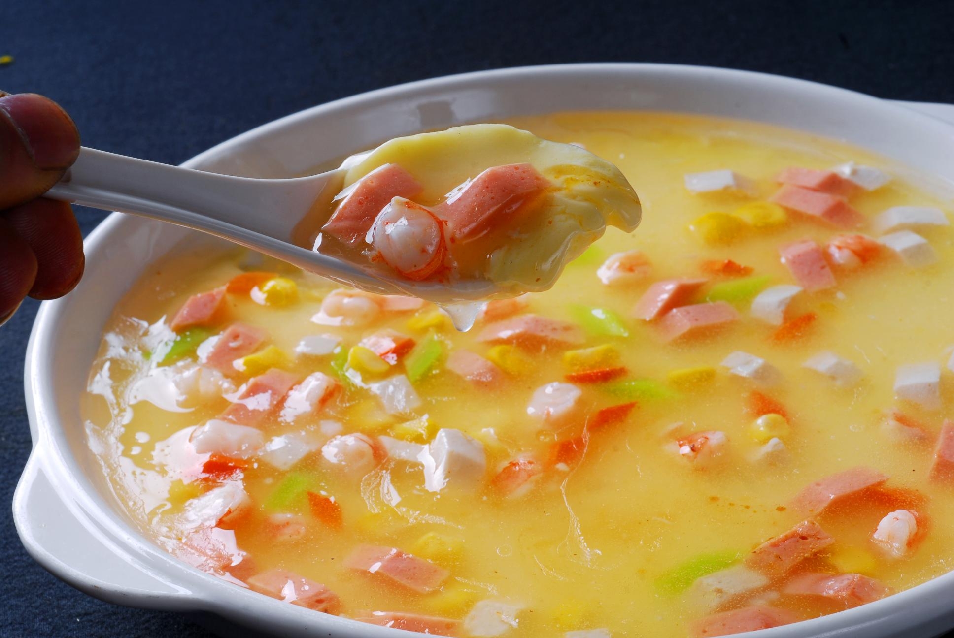 餐饮美食川菜滑蛋高清图片