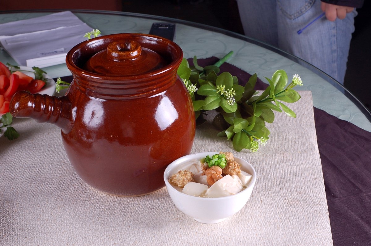 餐饮美食罐罐豆花高清图片
