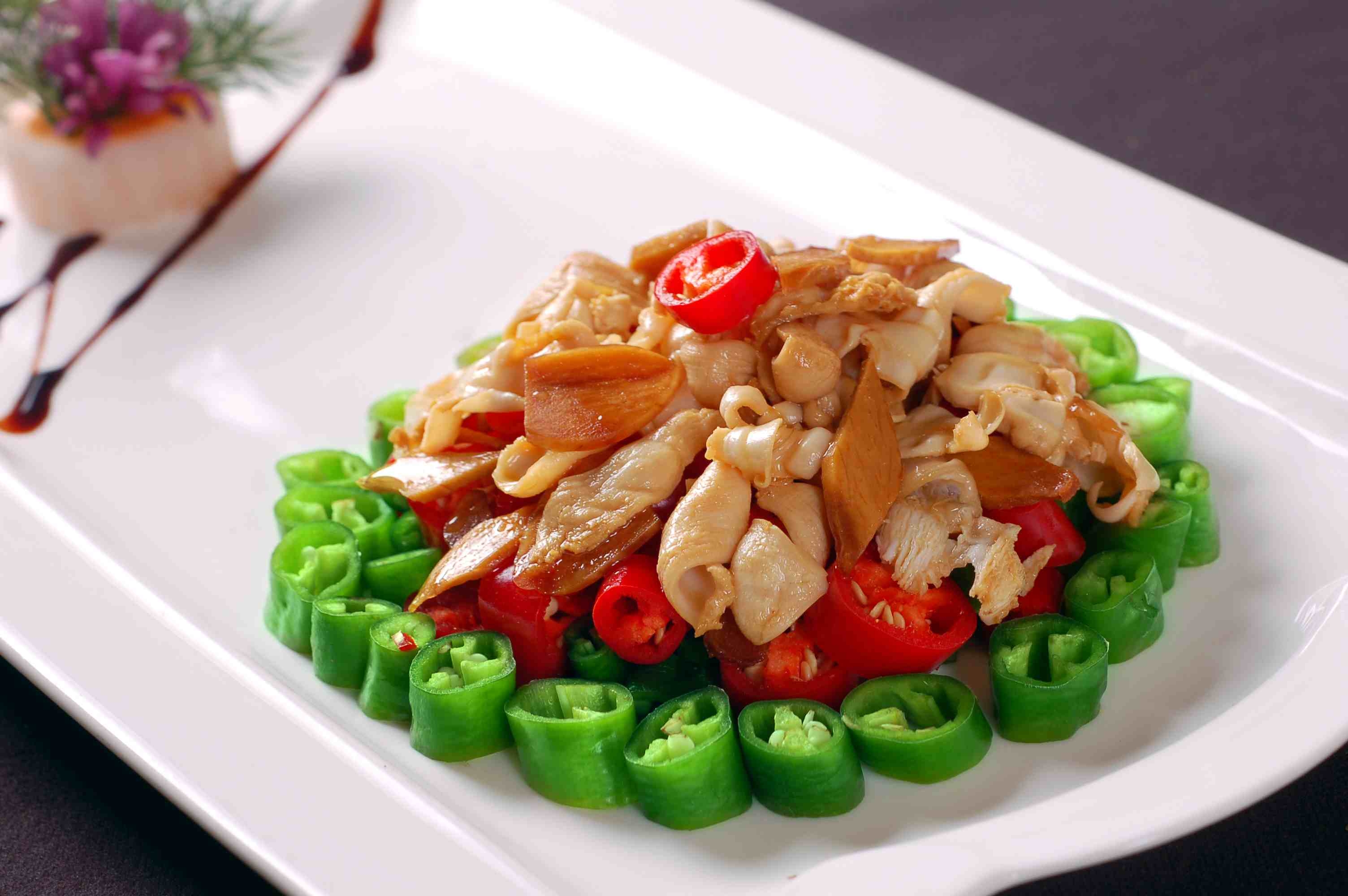 餐饮美食湘菜-油姜圣子王宣传图片灯箱