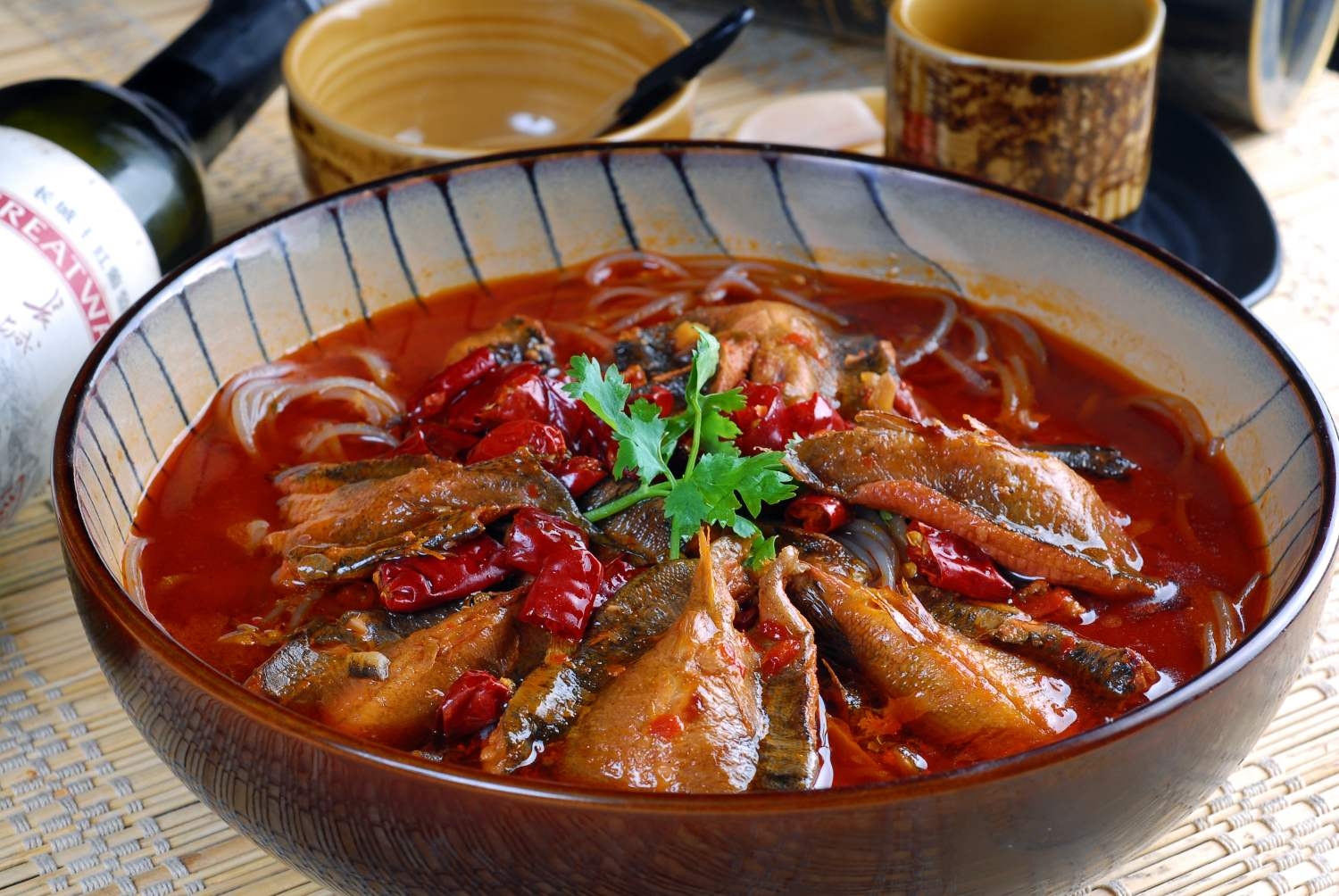 高清图片餐饮美食川菜秘制鲜带鱼高清图片