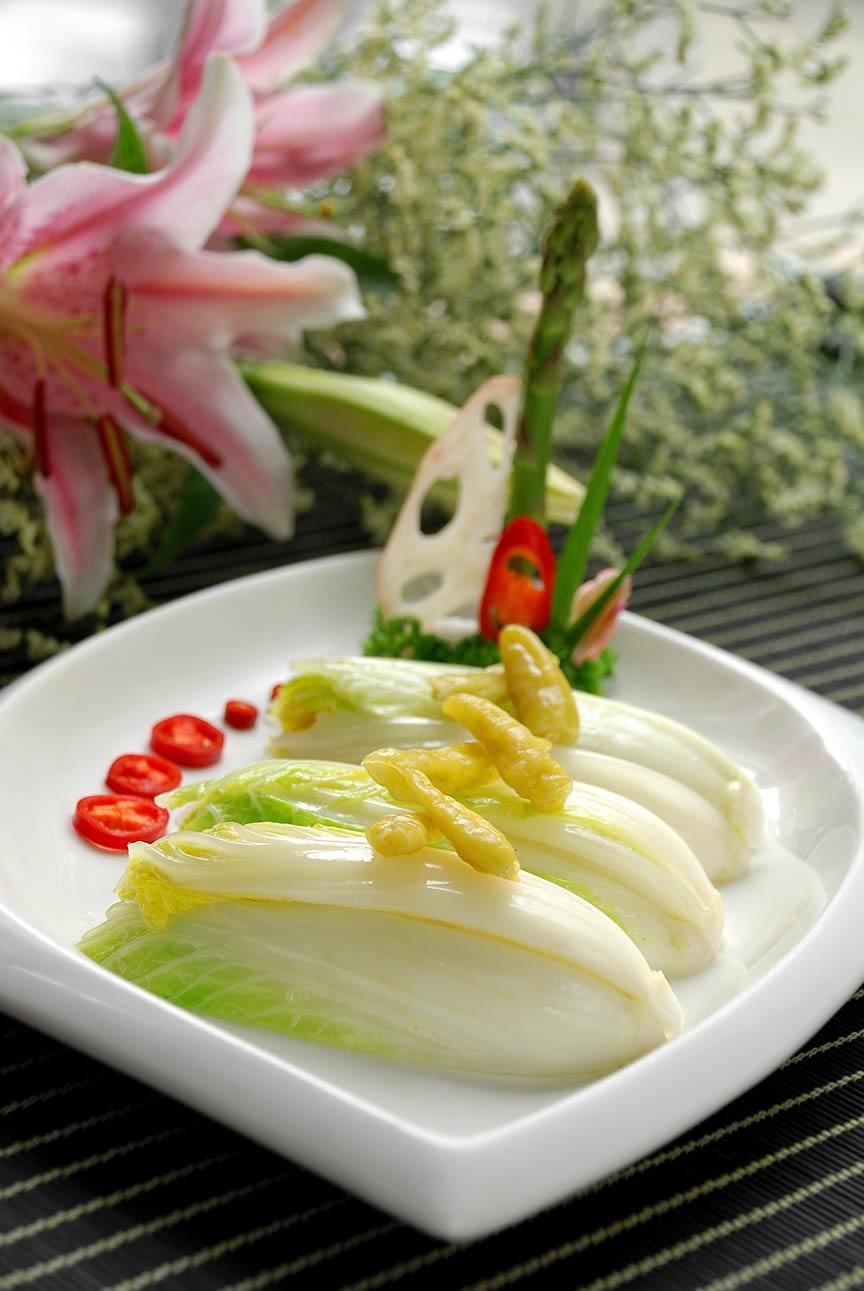 餐饮美食山椒娃娃菜宣传图片灯箱