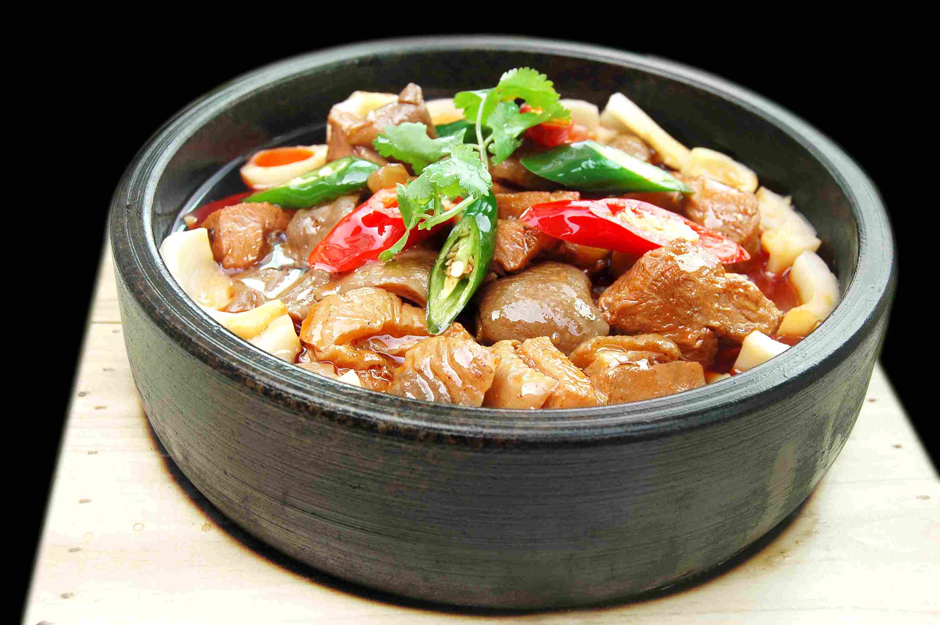 餐饮美食热–石锅乳牛宣传图片灯箱