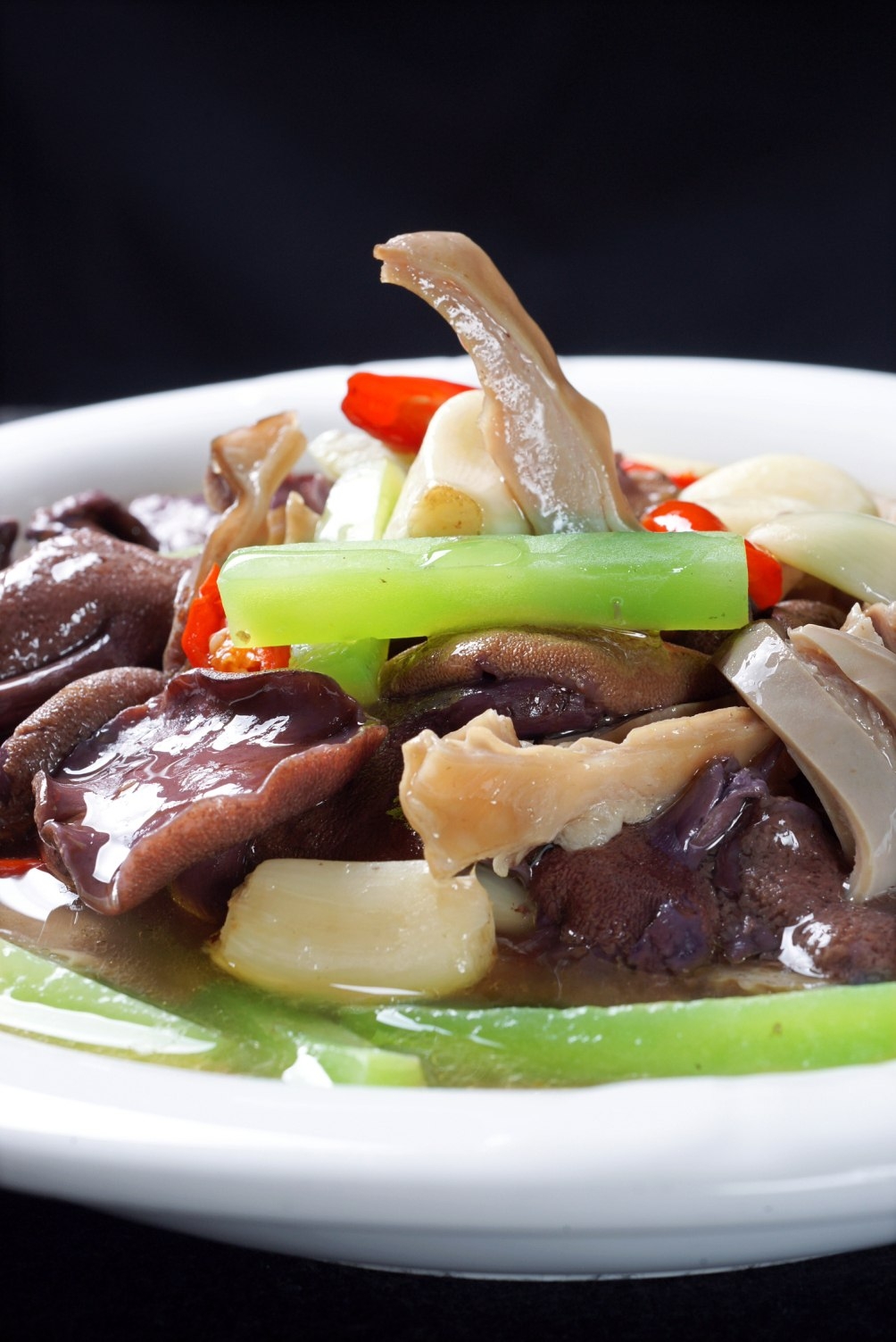 餐饮美食川菜菌烧大肚高清图片409