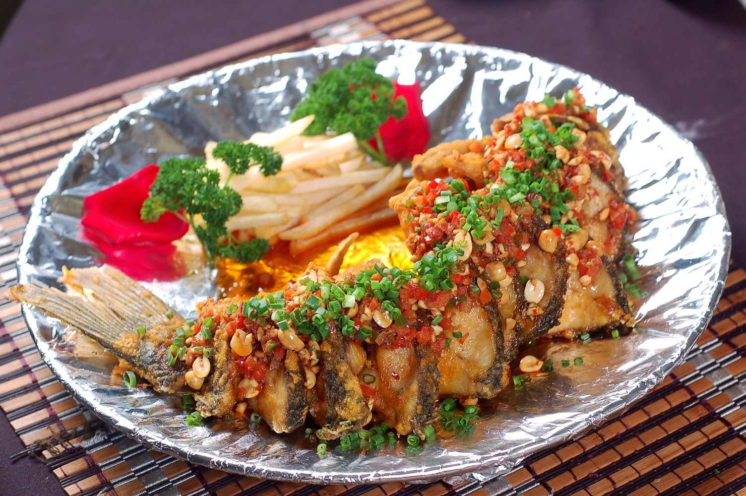 高清图片餐饮美食川菜鲜烤香鱼高清图片871