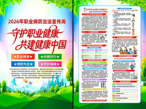 2026职业病防护法宣传周海报