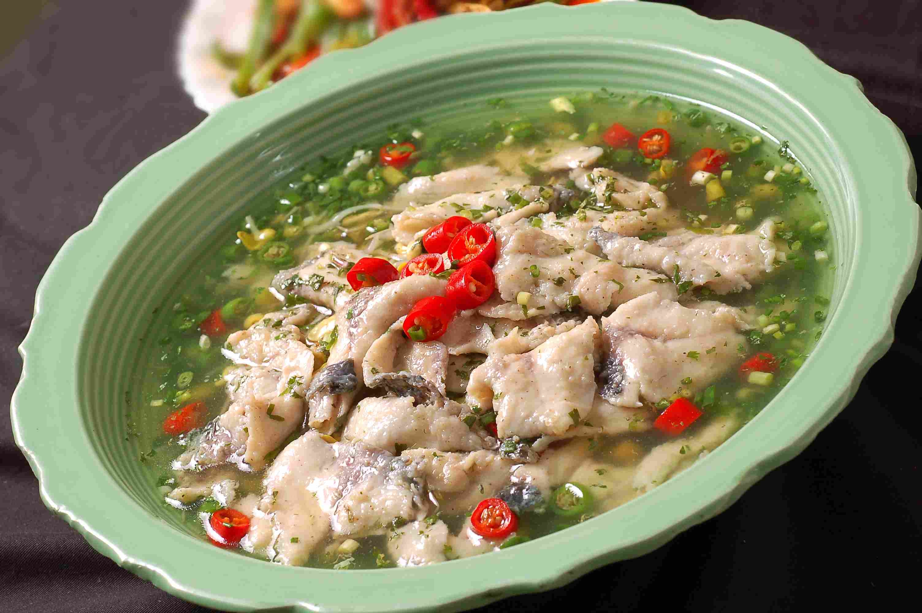 餐饮美食醋椒鱼宣传图片灯箱