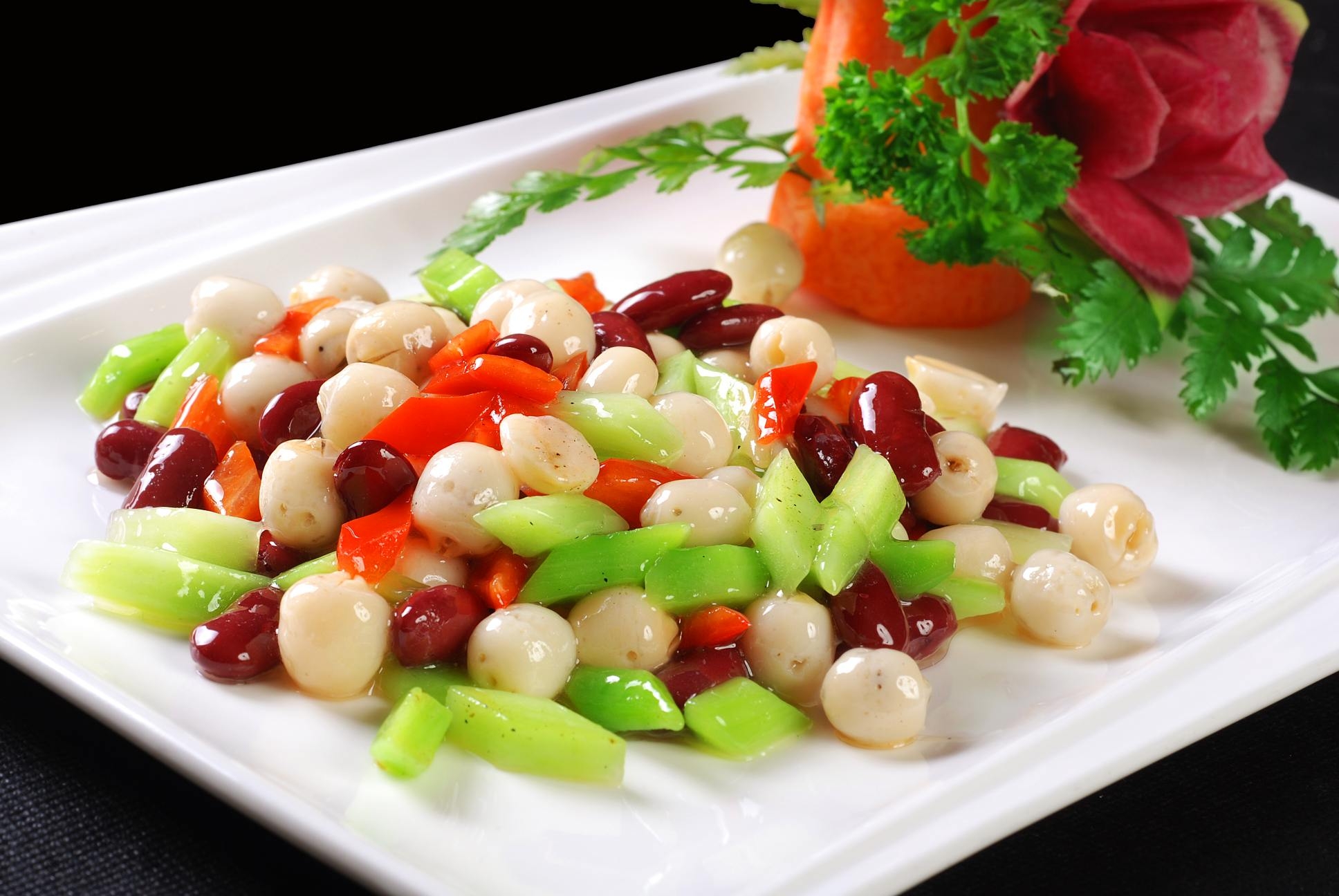 餐饮美食心莲小炒宣传图片灯箱