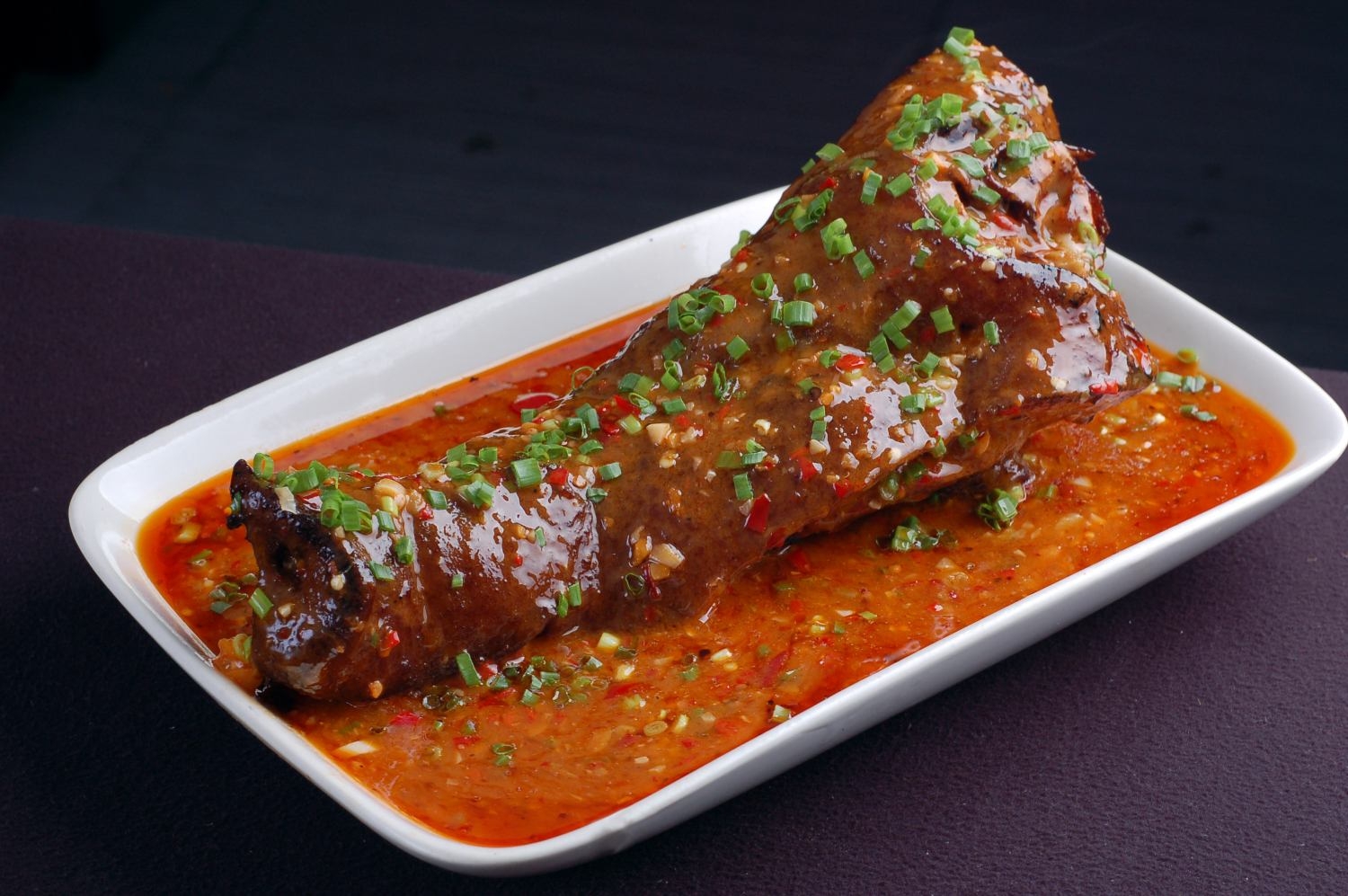 餐饮美食红扒猪脸高清图片