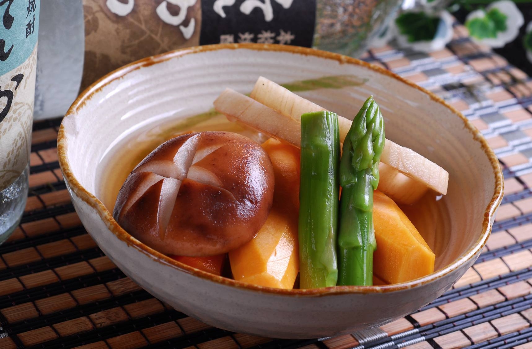 餐饮美食煮物-野菜煮宣传图片灯箱