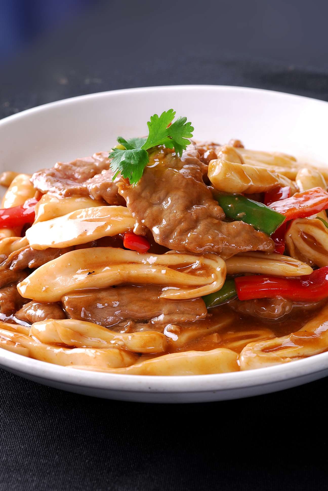 鲜菇牛柳高清图片