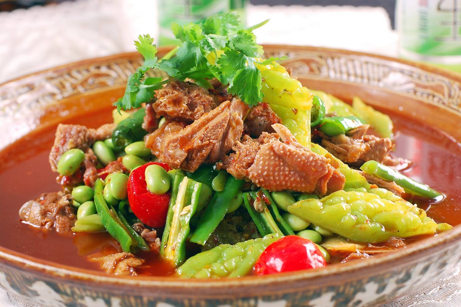 餐饮美食土烧鸭宣传图片灯箱