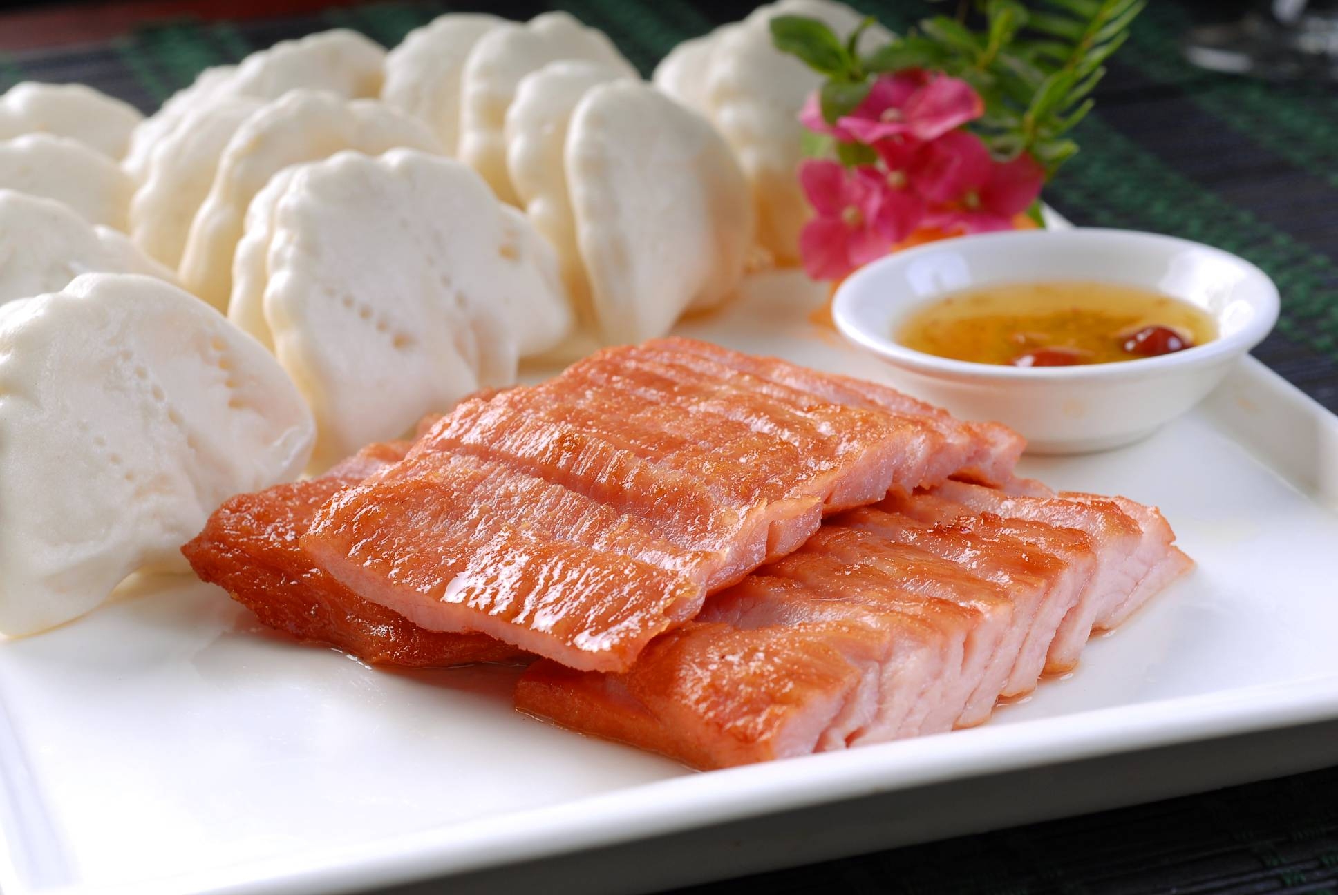 餐饮美食菏饼烤肉脯高清图片