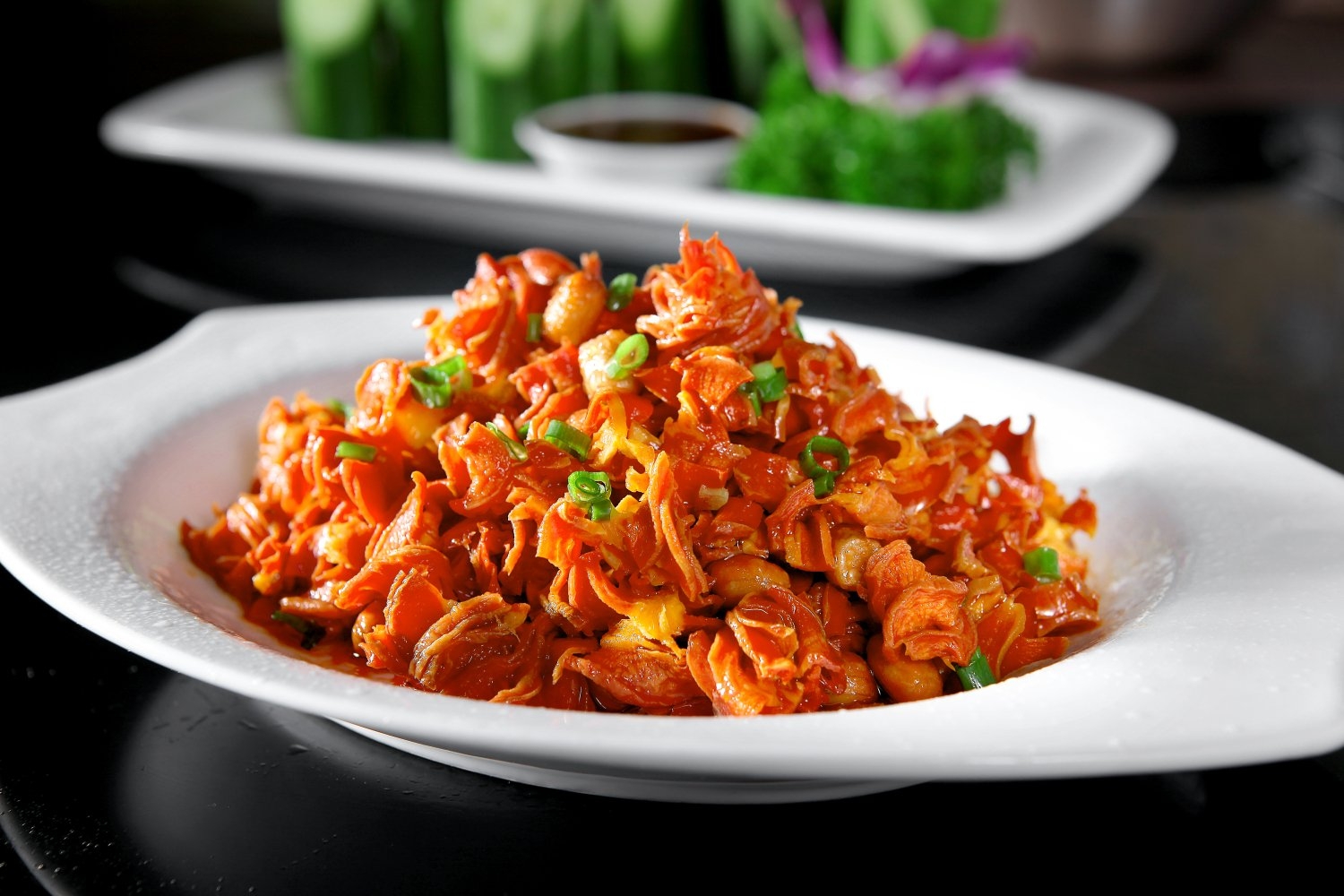 餐饮美食花生萝卜干高清图片