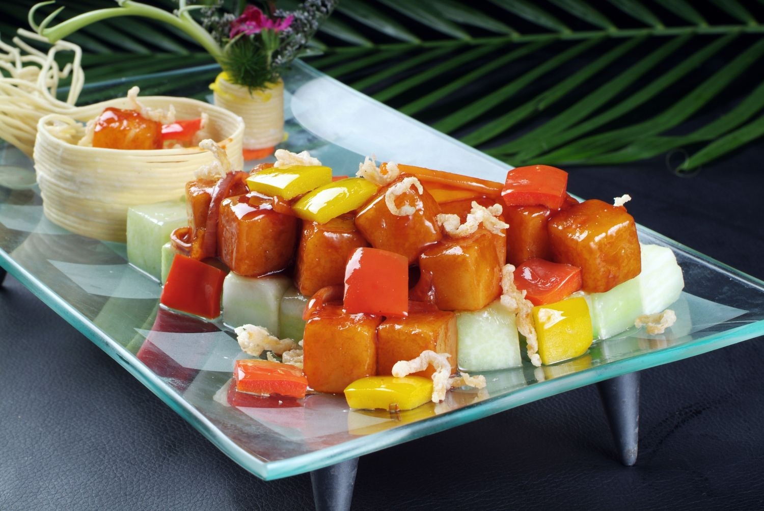 高清图片餐饮美食川菜热大鹅肝银雪仔高清图片663