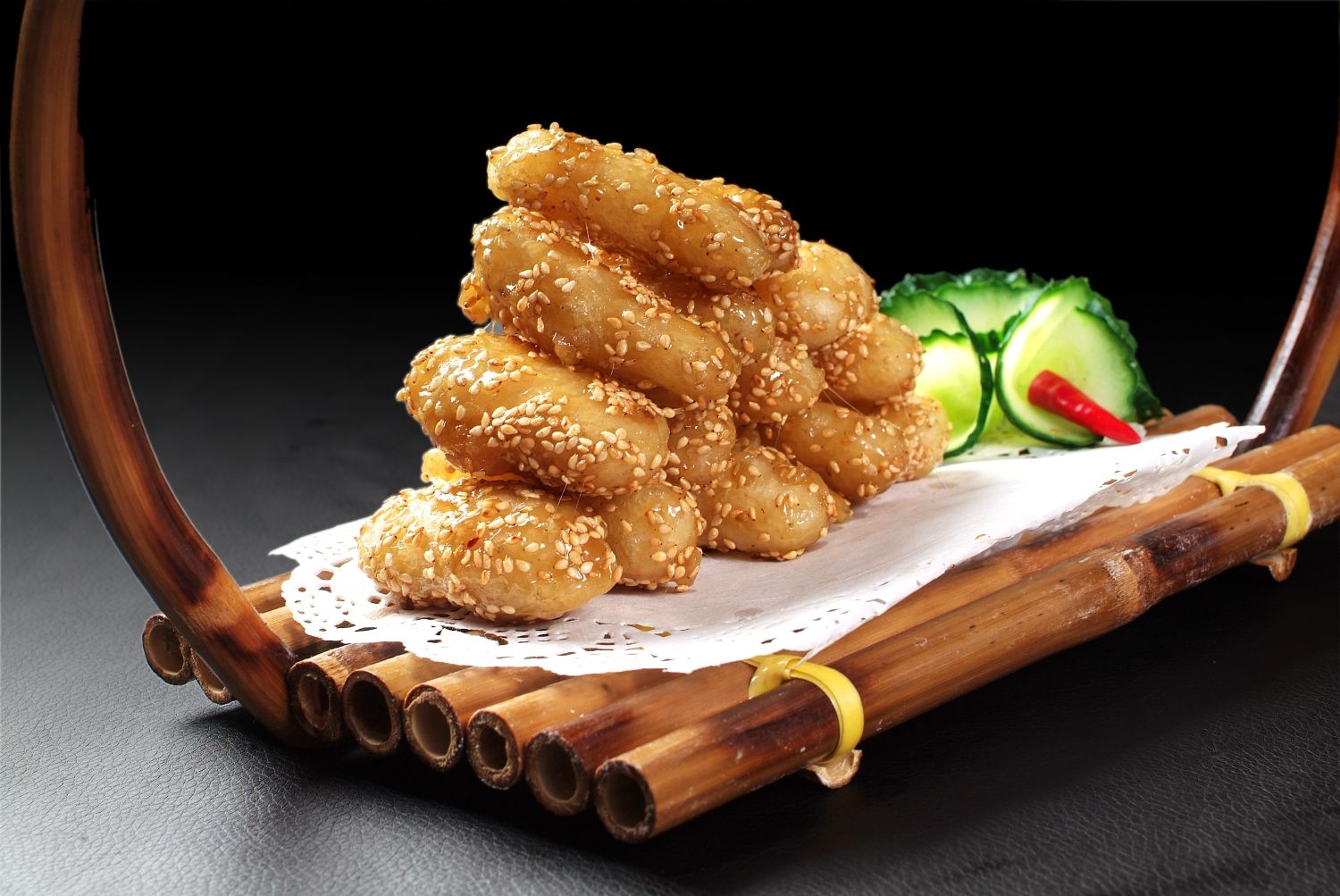 餐饮美食麻仁山药宣传图片灯箱