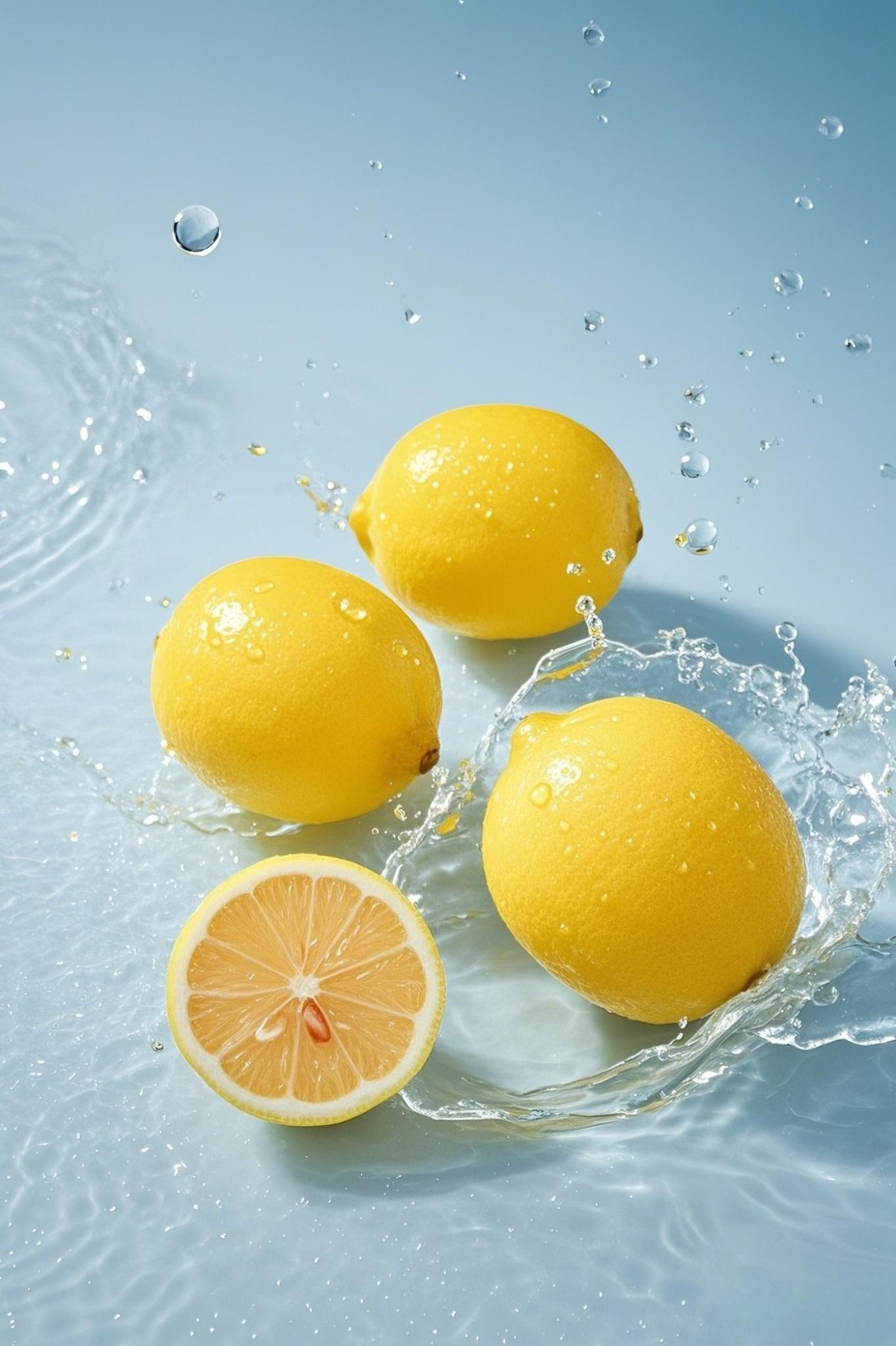 水果店柠檬果汁宣传海报