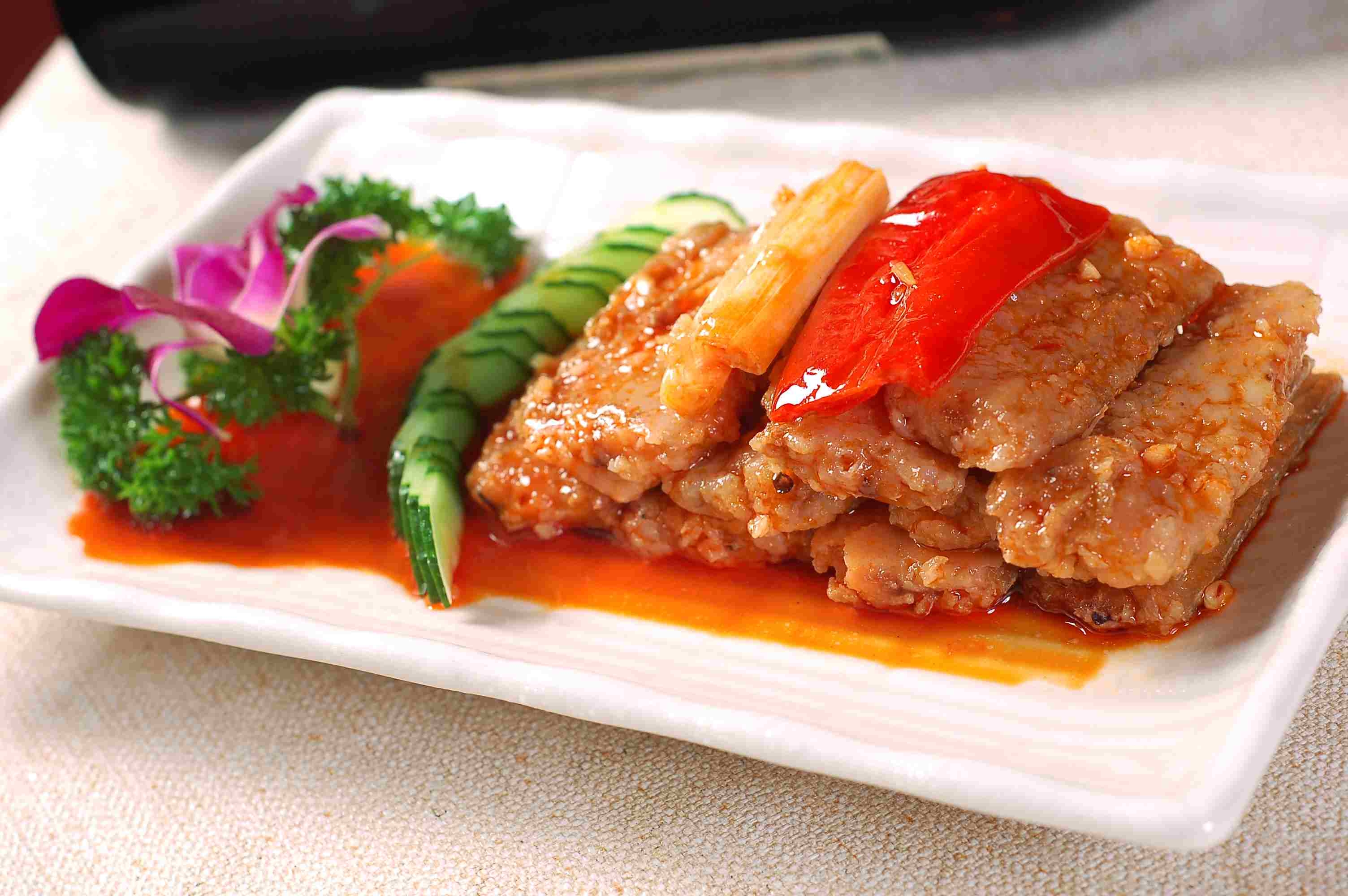 高清图片餐饮美食川菜招牌泡椒带鱼高清图片