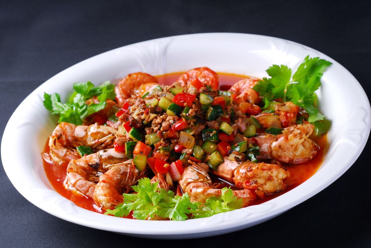 高清图片餐饮美食川菜干烧对虾高清图片147