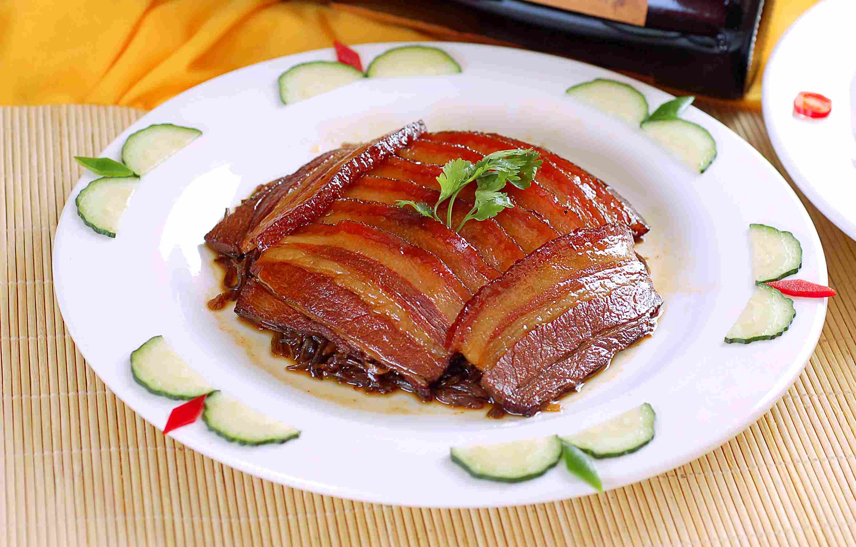 餐饮美食咸烧白高清图片