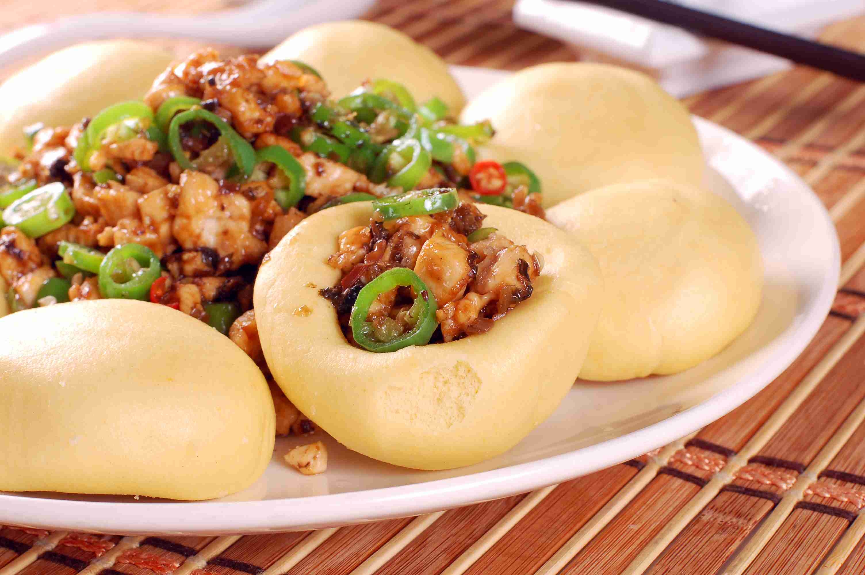 餐饮美食鸡米窝窝头(1)宣传图片灯箱