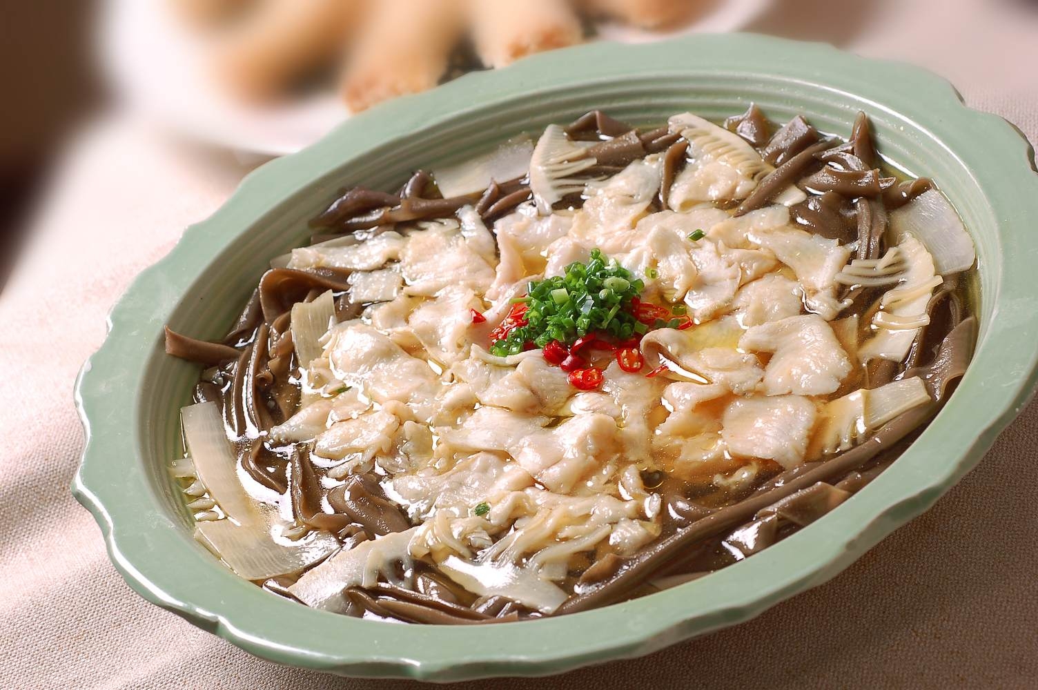 餐饮美食川菜招牌秘制乌鱼片高清图片996