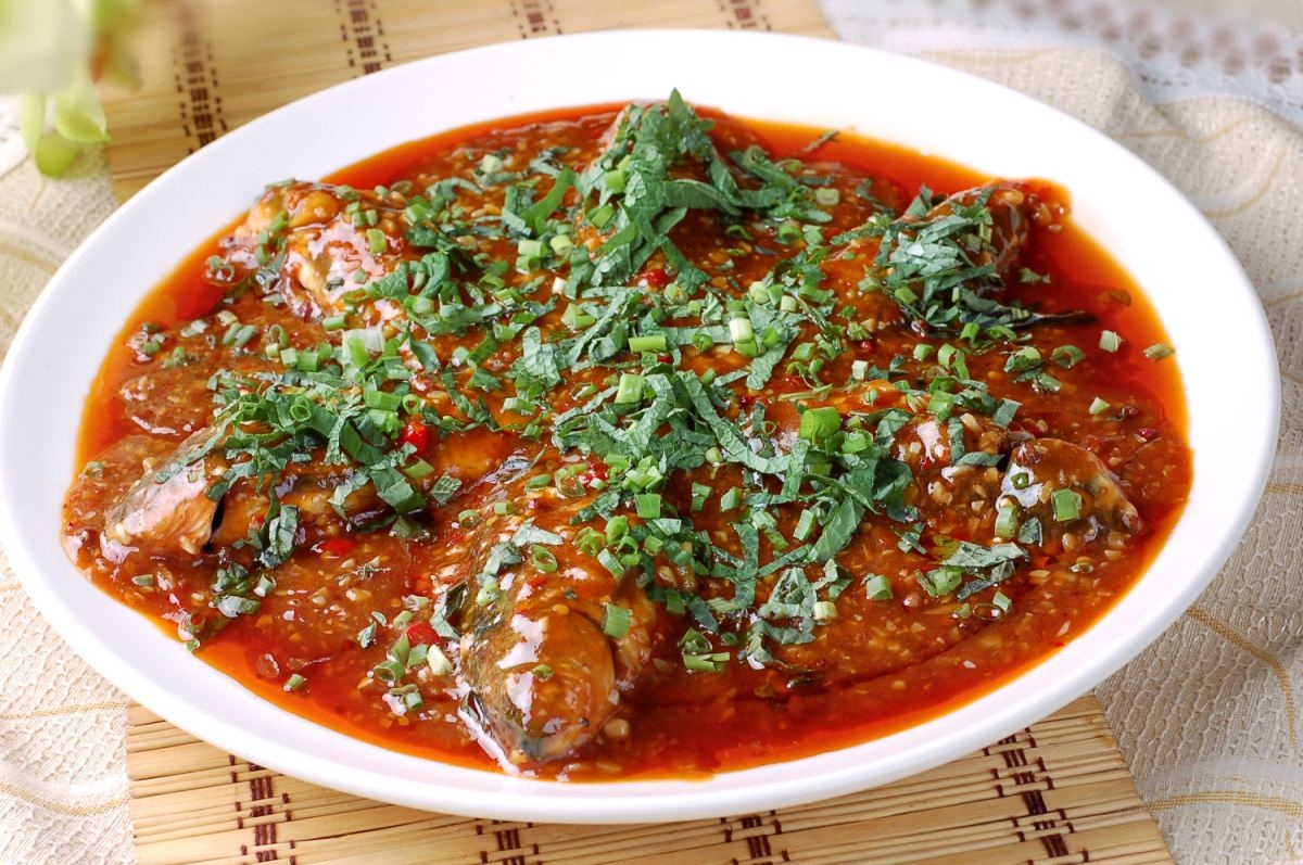 餐饮美食藿香鲫鱼宣传图片灯箱