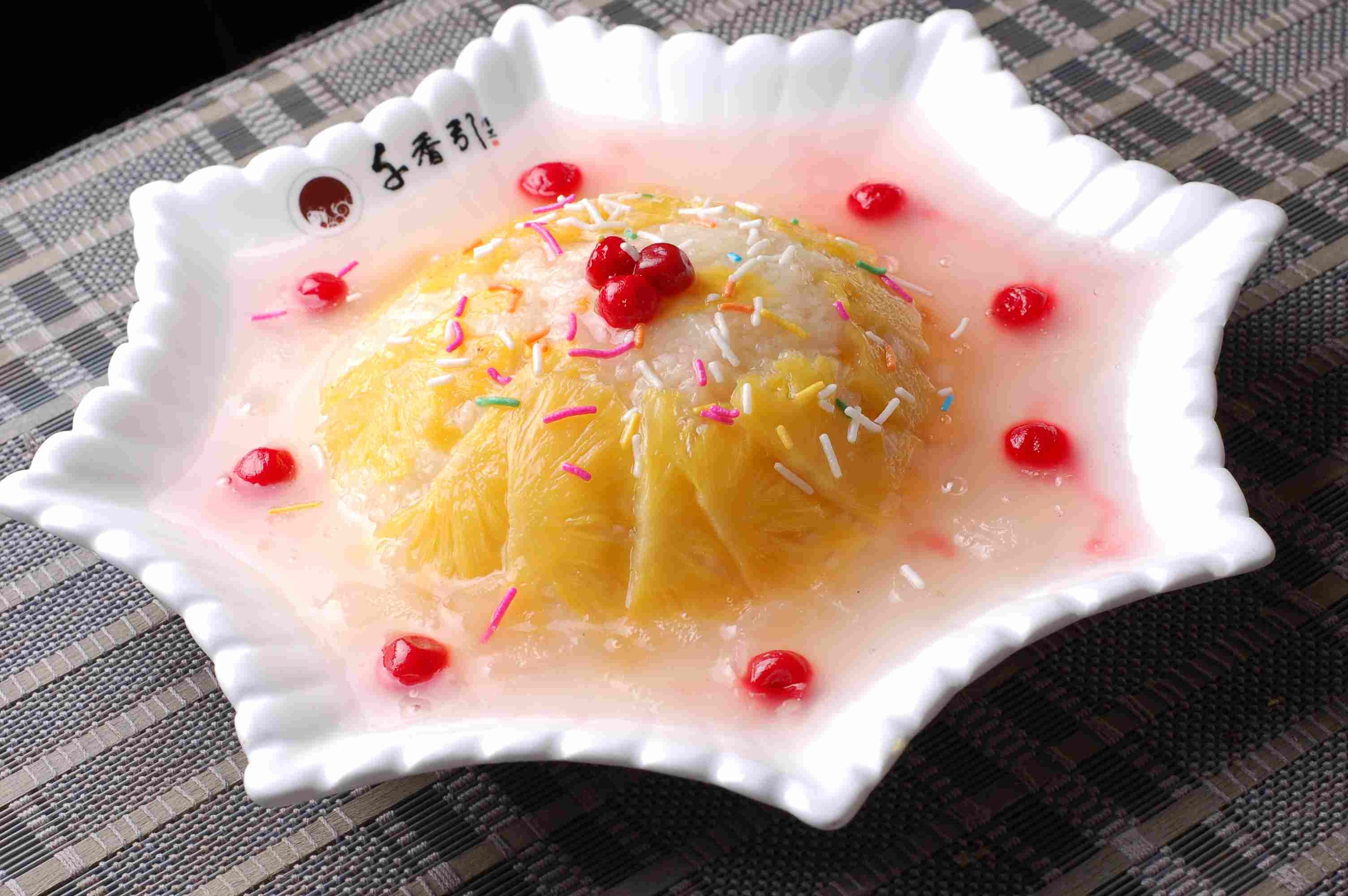 高清图片餐饮美食川菜八宝菠萝高清图片