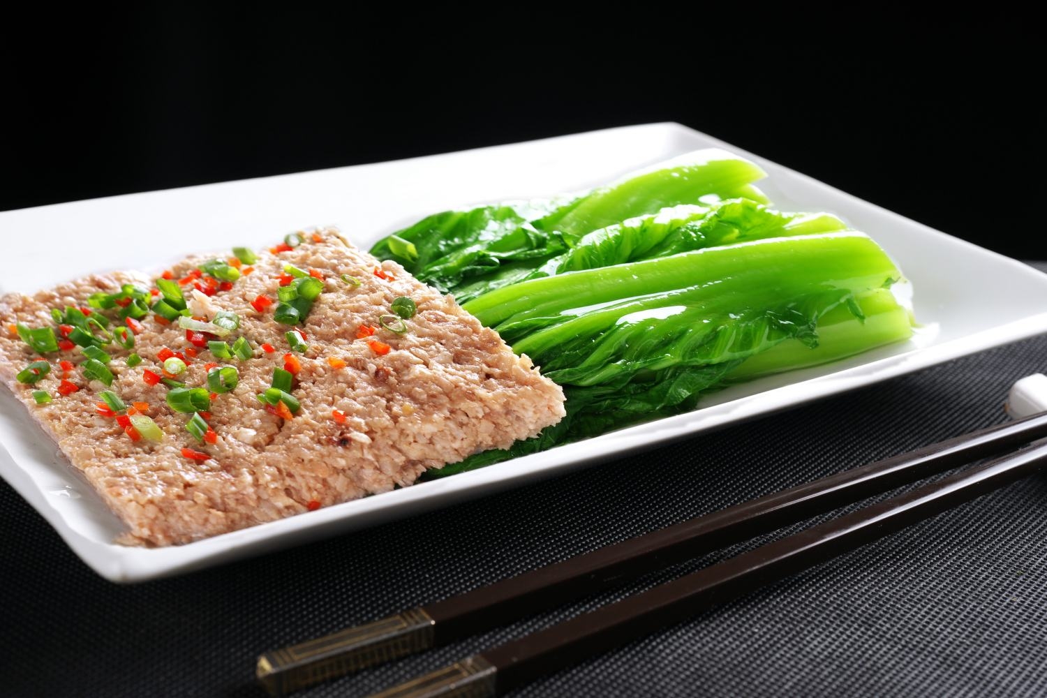 藕糕青菜高清图片