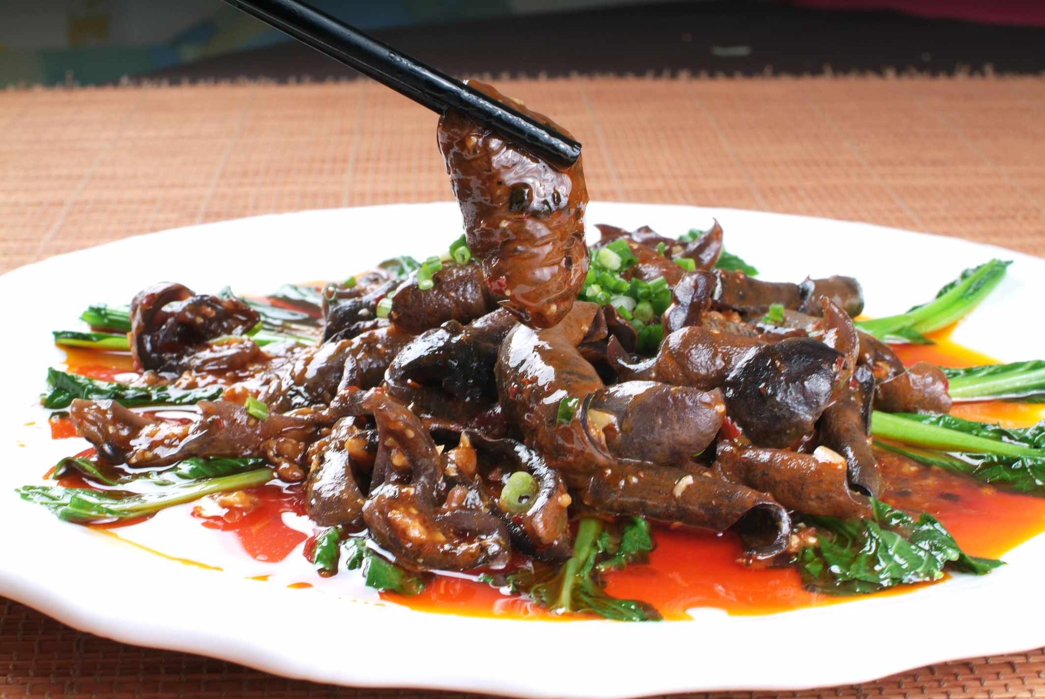 餐饮美食干烧辽参(1)高清图片