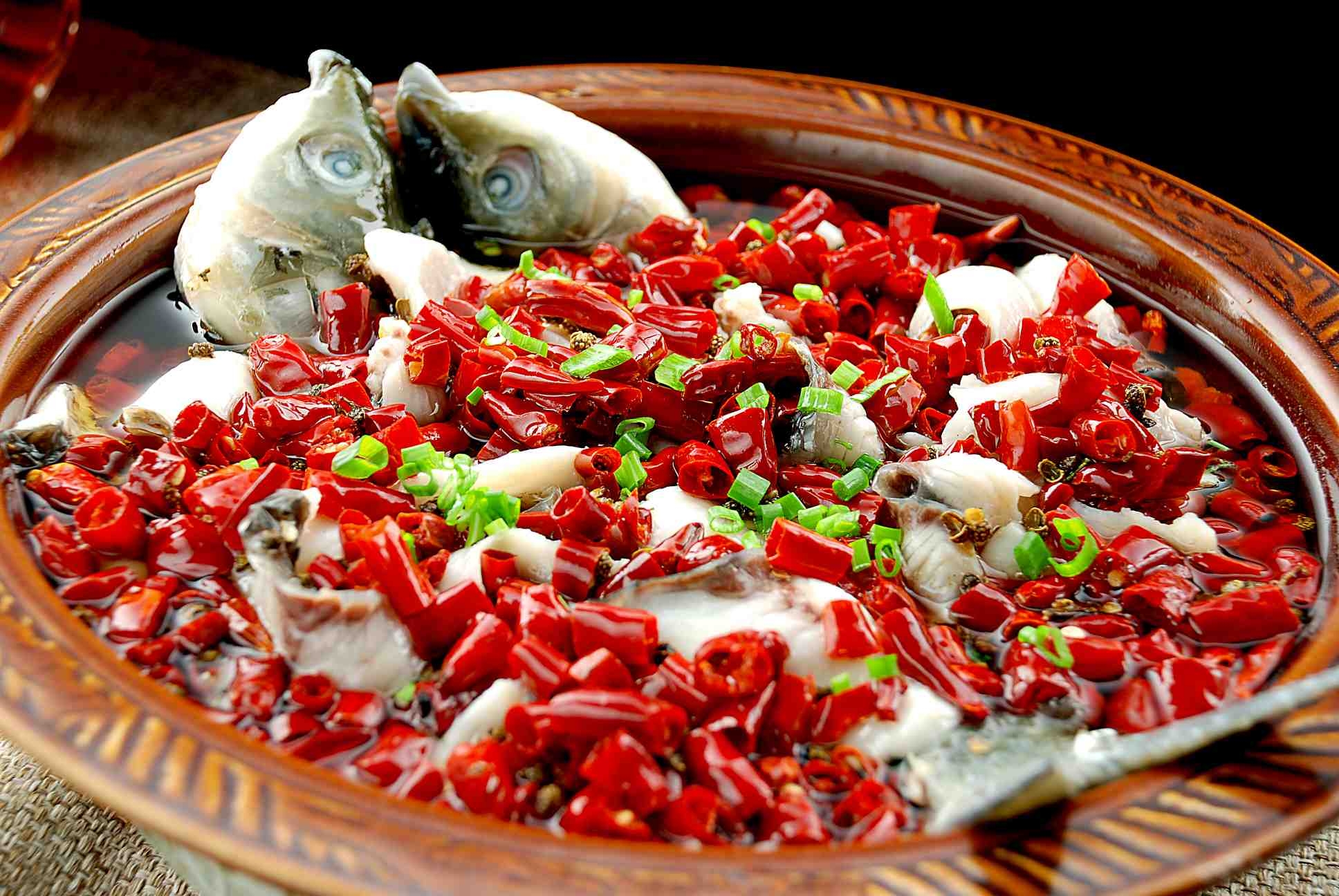 餐饮美食水煮鱼高清图片