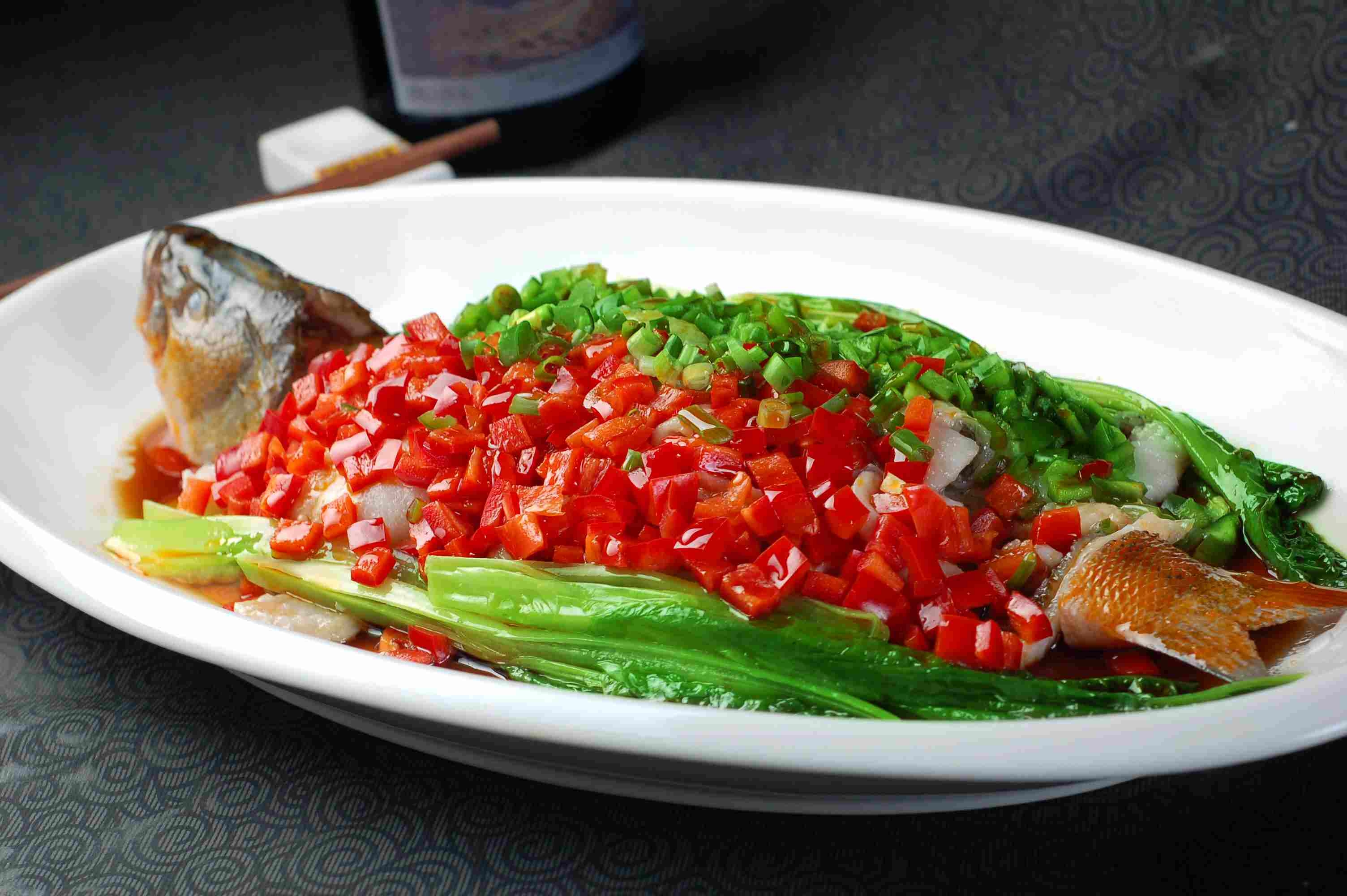 高清图片餐饮美食川菜双椒鲈鱼高清图片742