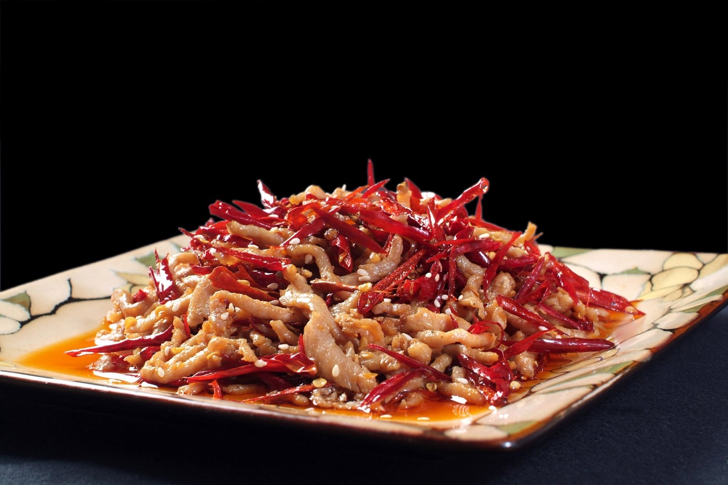 干海椒肉丝高清图片