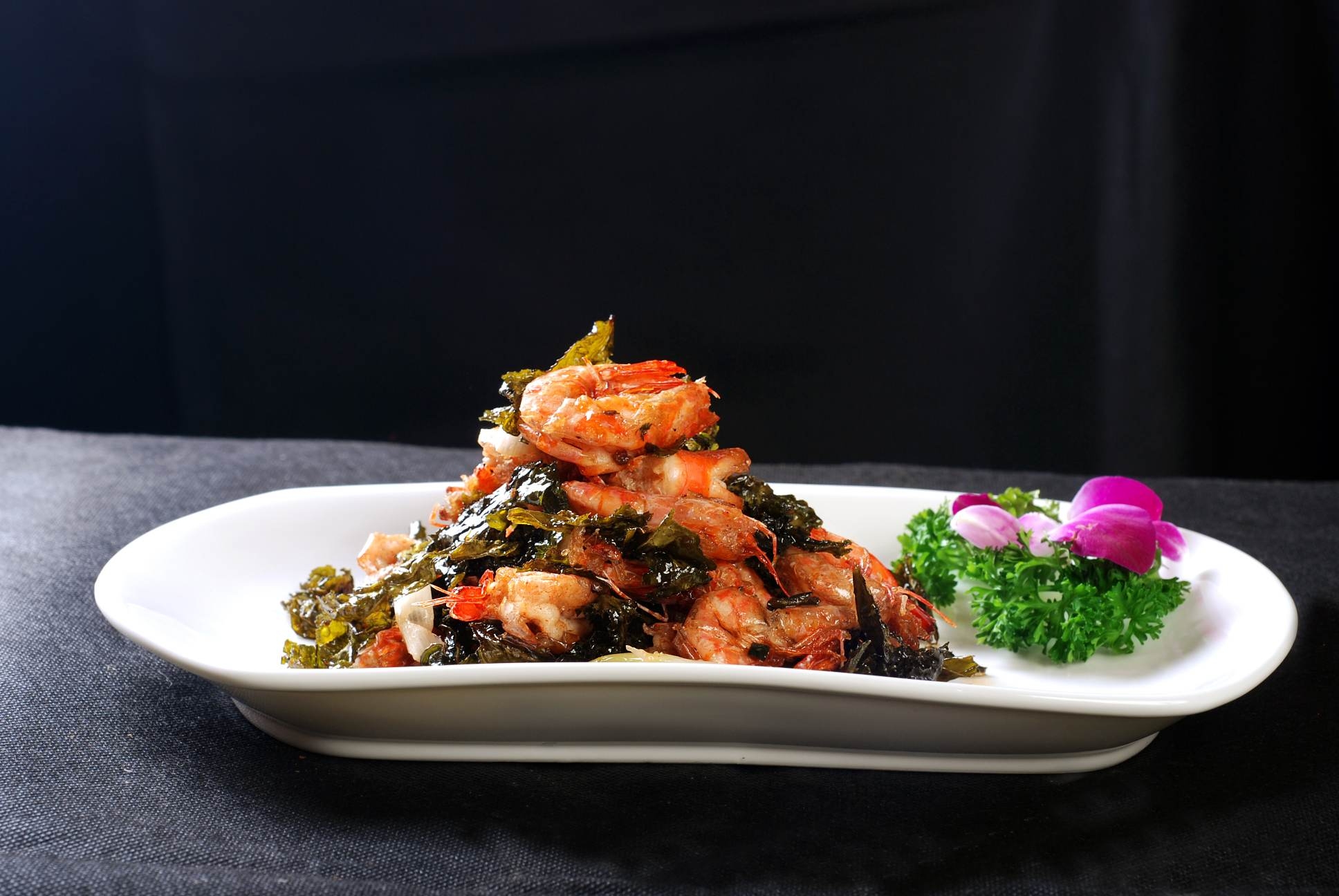 高清图片餐饮美食川菜观音茶皇虾高清图片