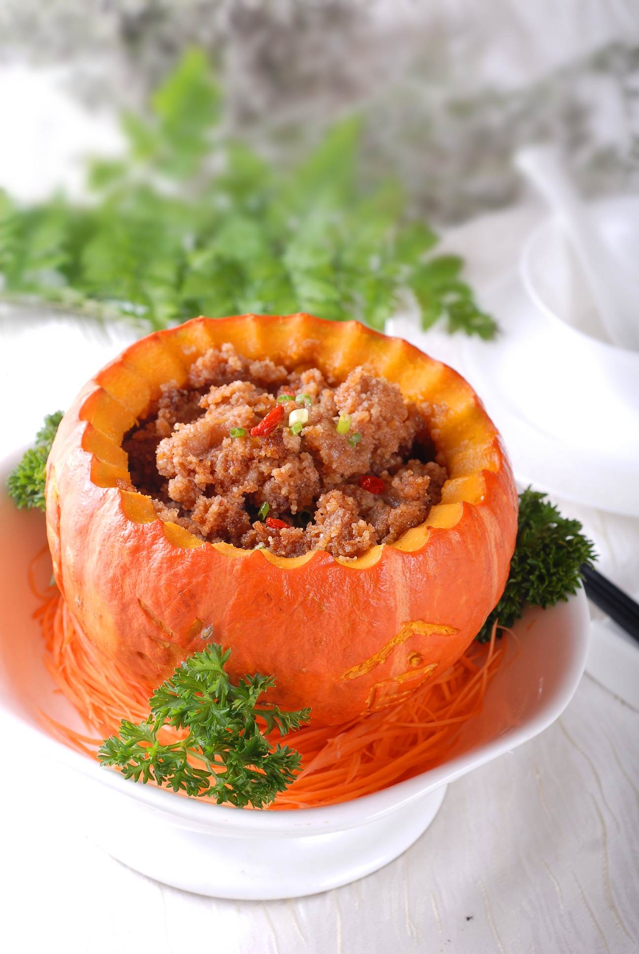 餐饮美食川菜湘菜金瓜神仙骨高清图片918