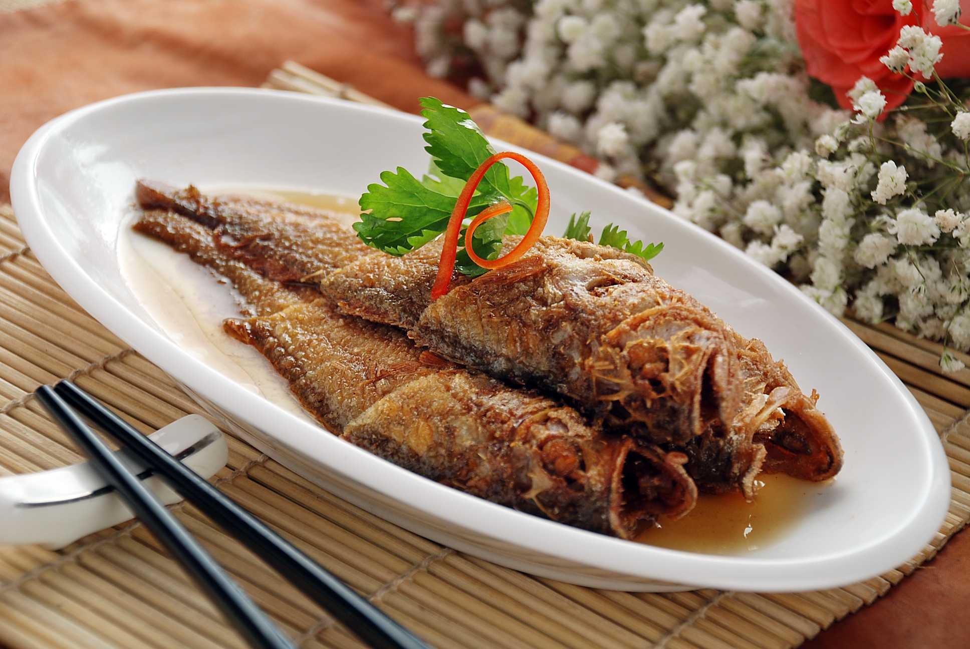 高清图片餐饮美食川菜糟醉小黄鱼高清图片