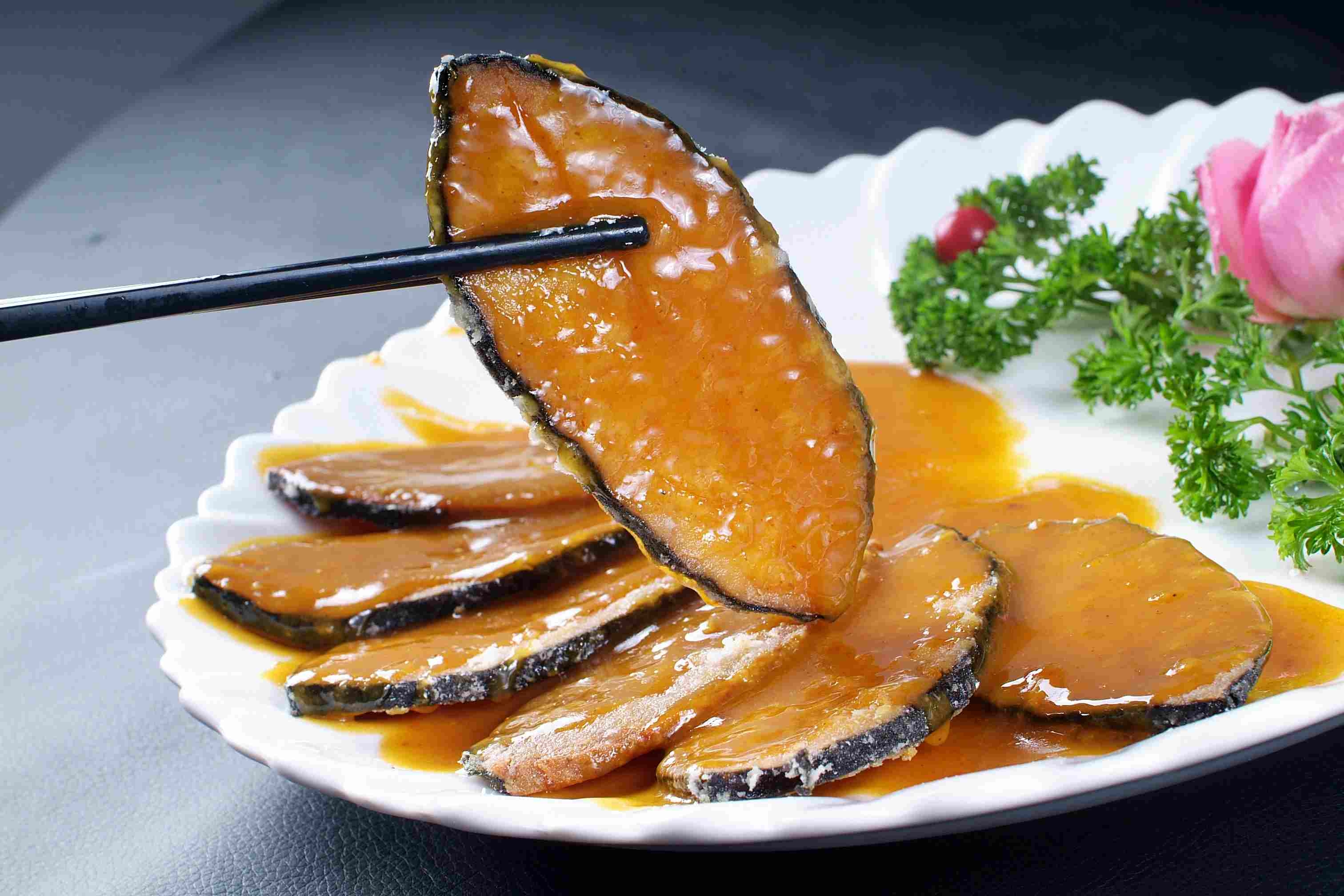 高清图片餐饮美食川菜橙香鳕鱼排高清图片53