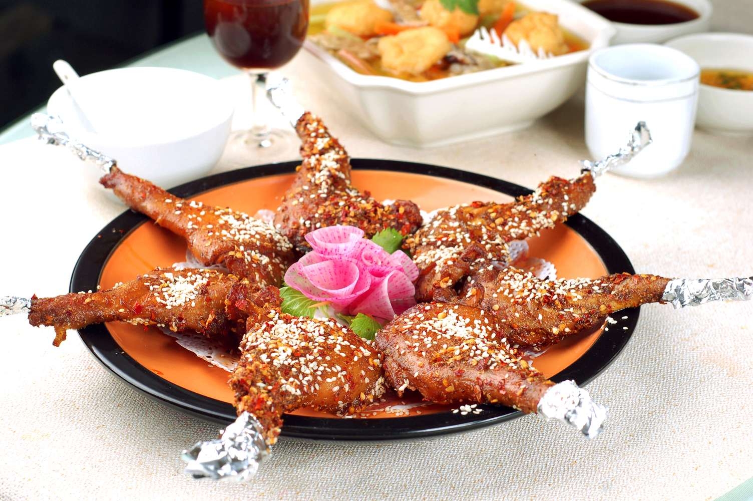 美味兔腿高清图片